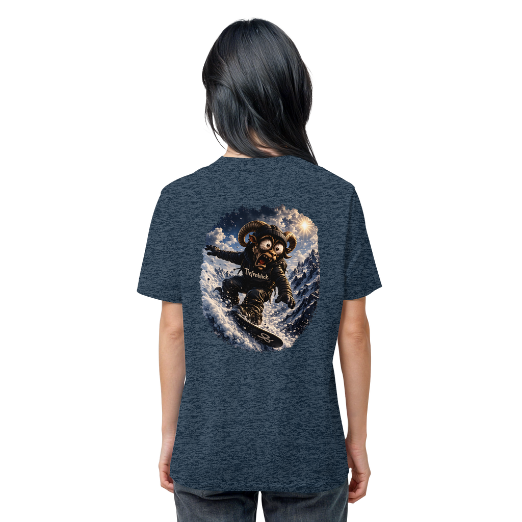 Tiefenblick Snowboarden - Organic Shirt