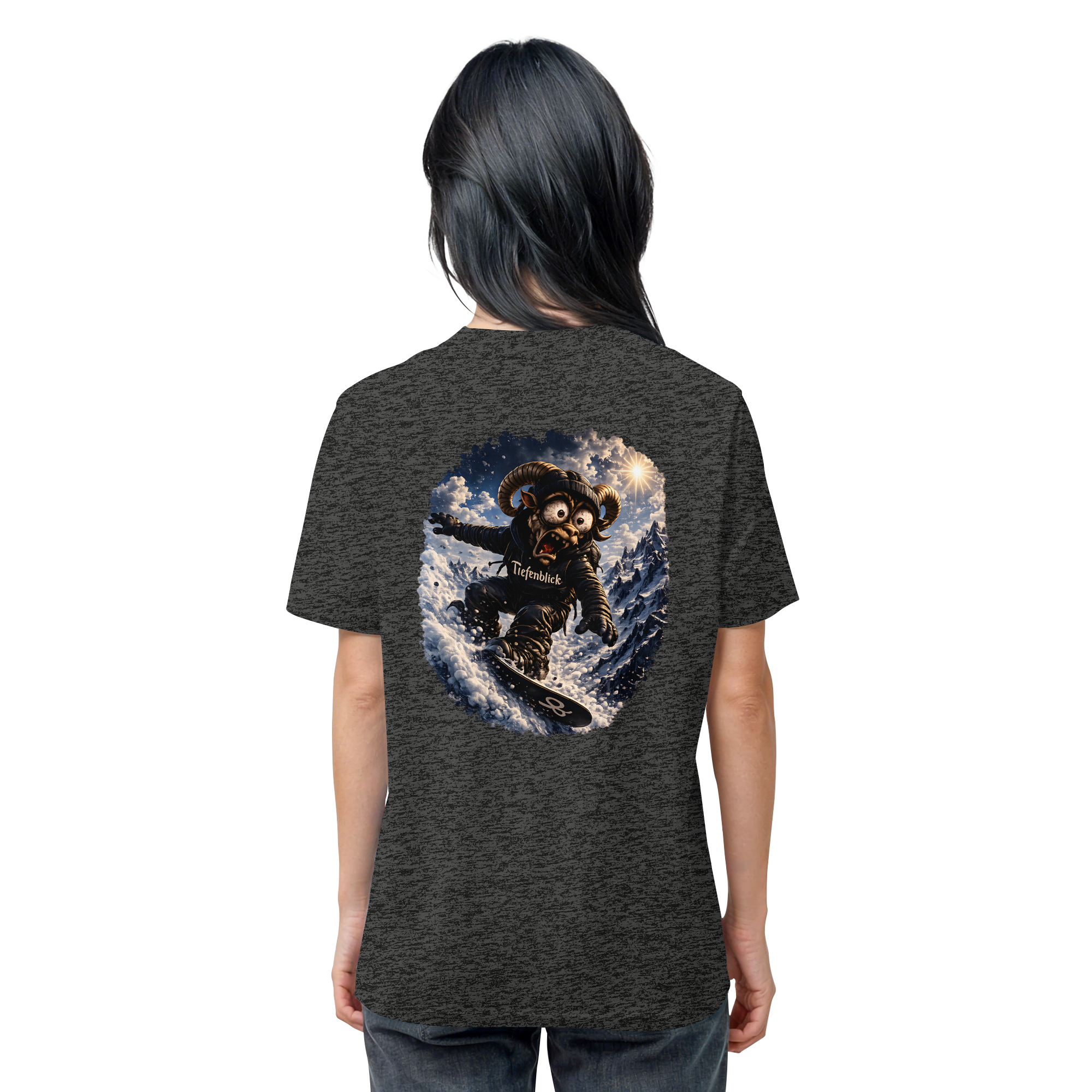 Tiefenblick Snowboarden - Organic Shirt