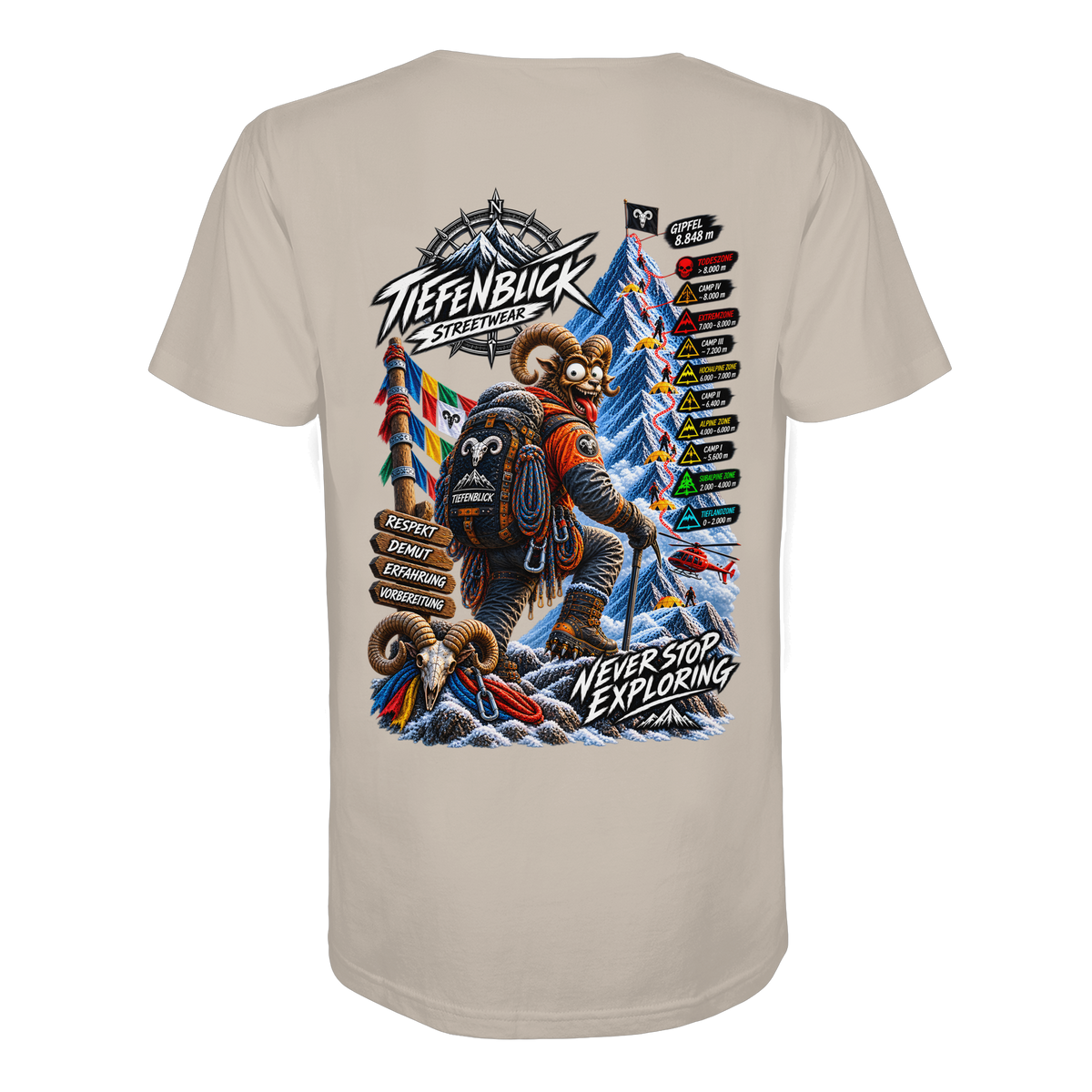 Tiefenblick Todeszone Fun - Organic Shirt
