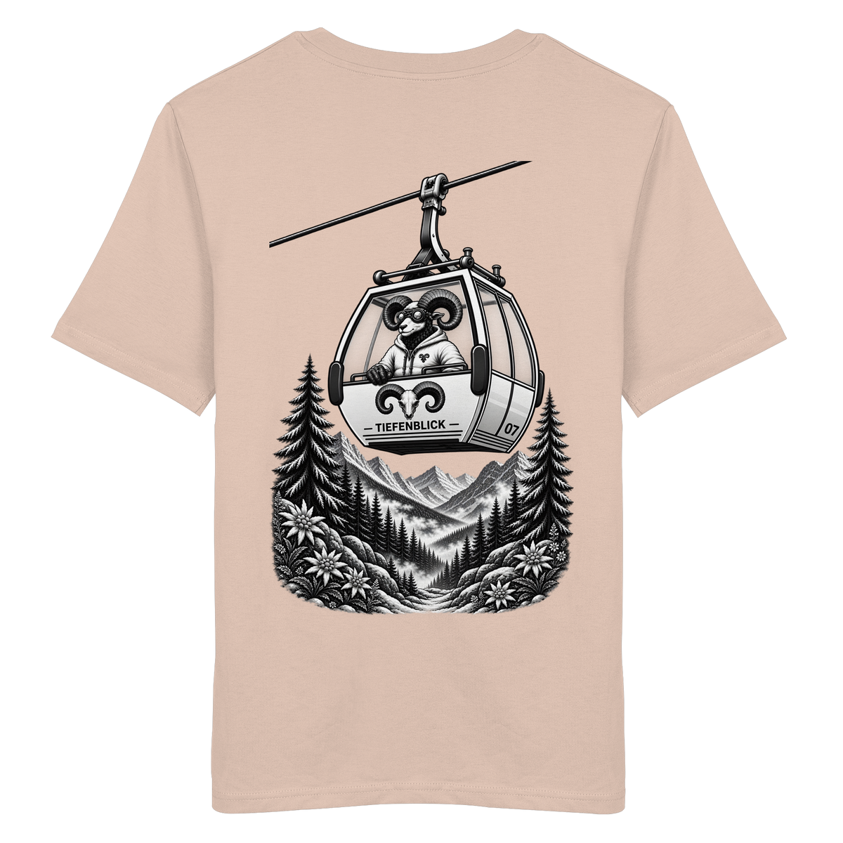 Tiefenblick Gondel Fun  - Organic Shirt