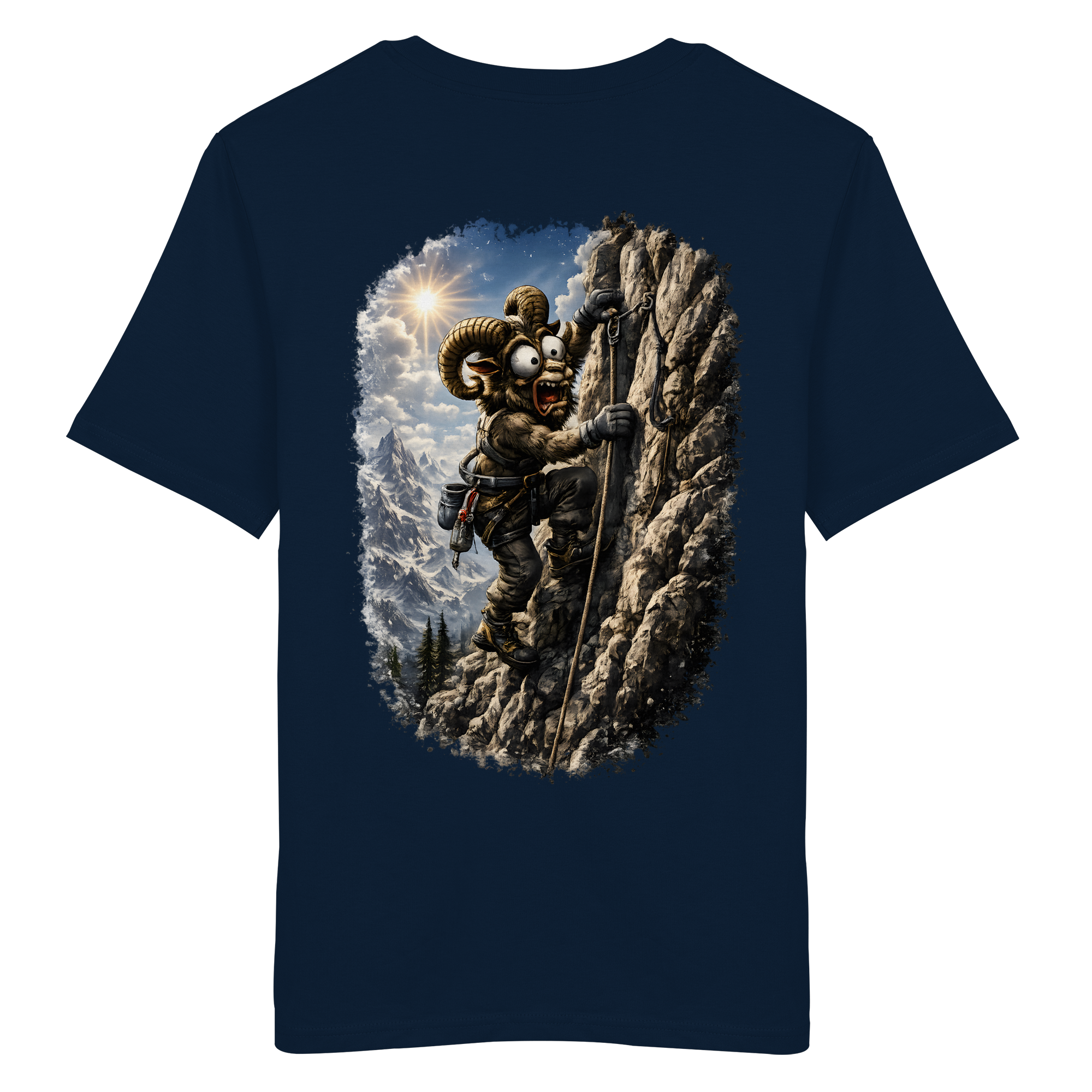 Tiefenblick Klettern - Organic Shirt
