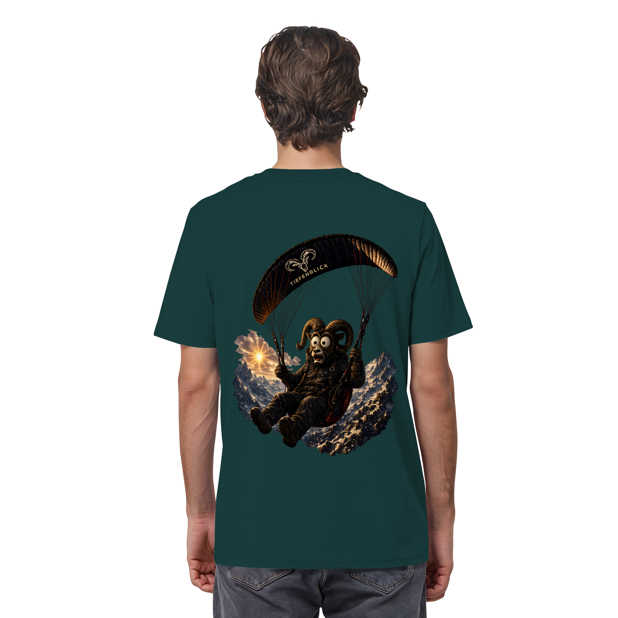 Tiefenblick Paraglider  - Organic Shirt
