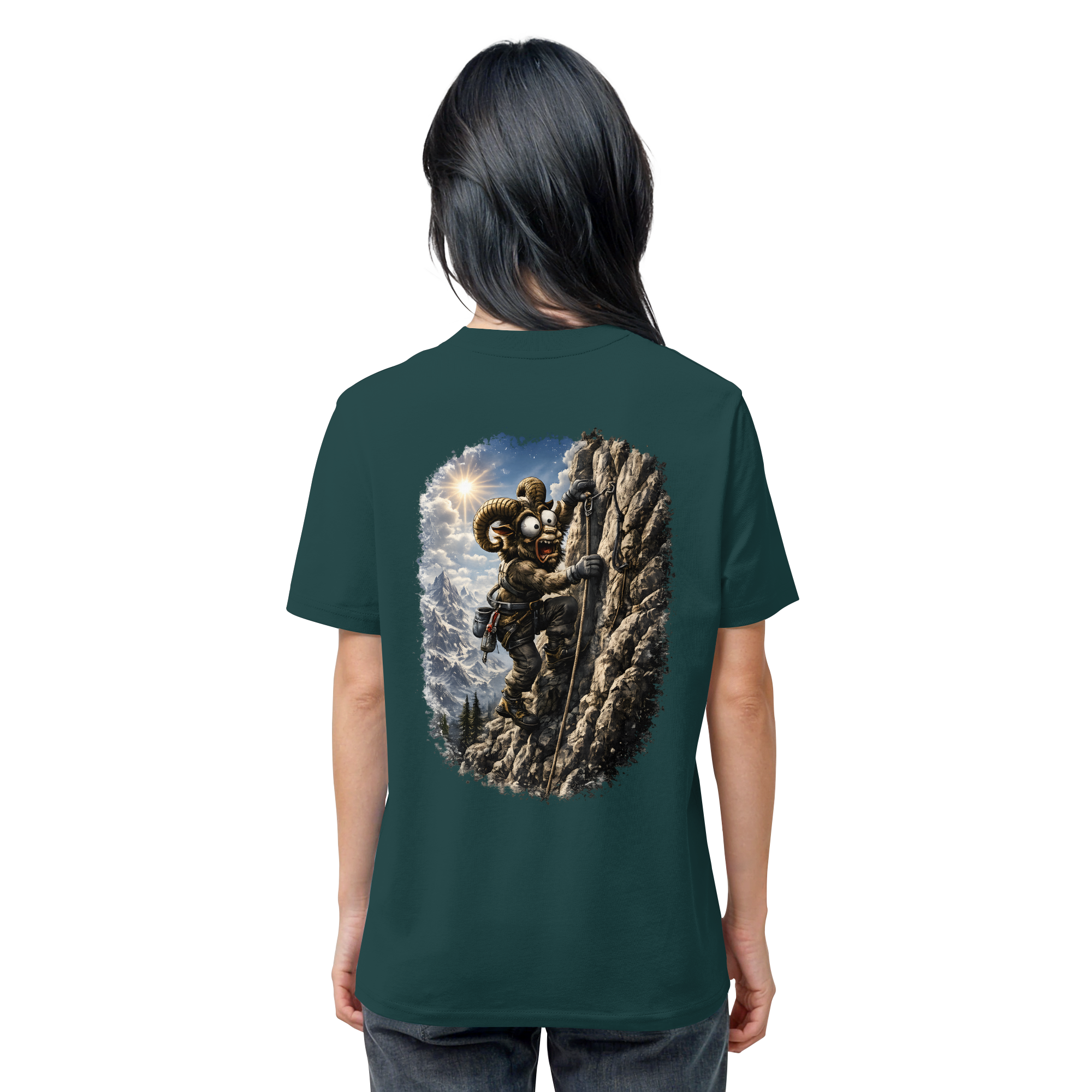 Tiefenblick Klettern - Organic Shirt