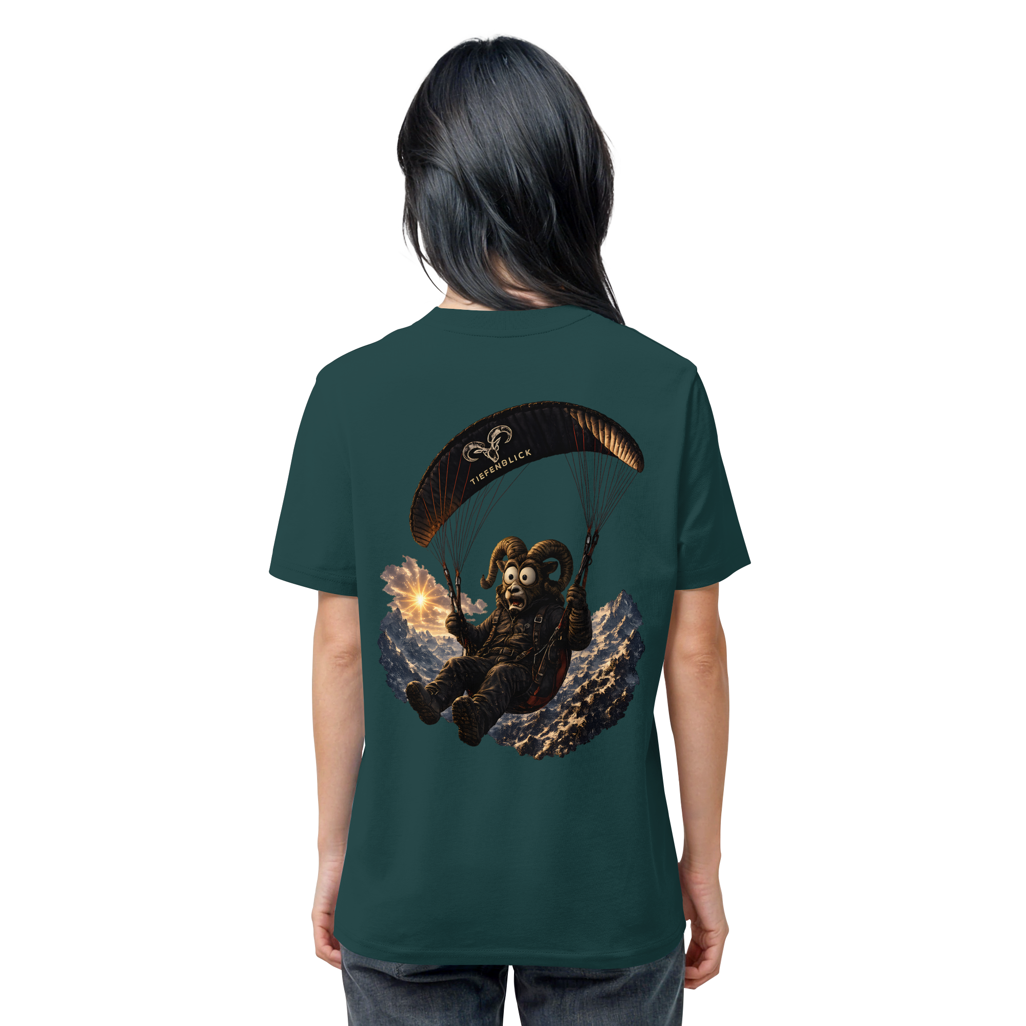 Tiefenblick Paraglider  - Organic Shirt