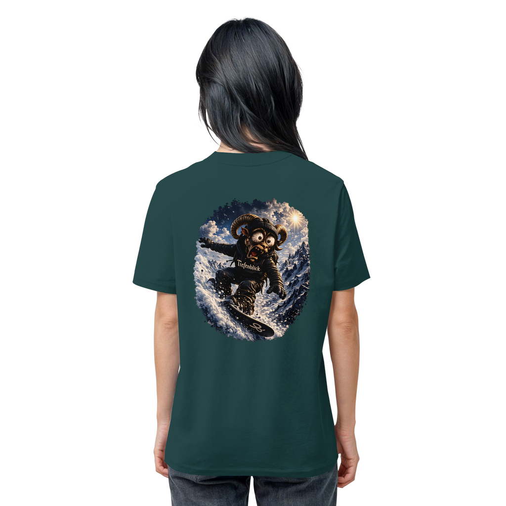Tiefenblick Snowboarden - Organic Shirt