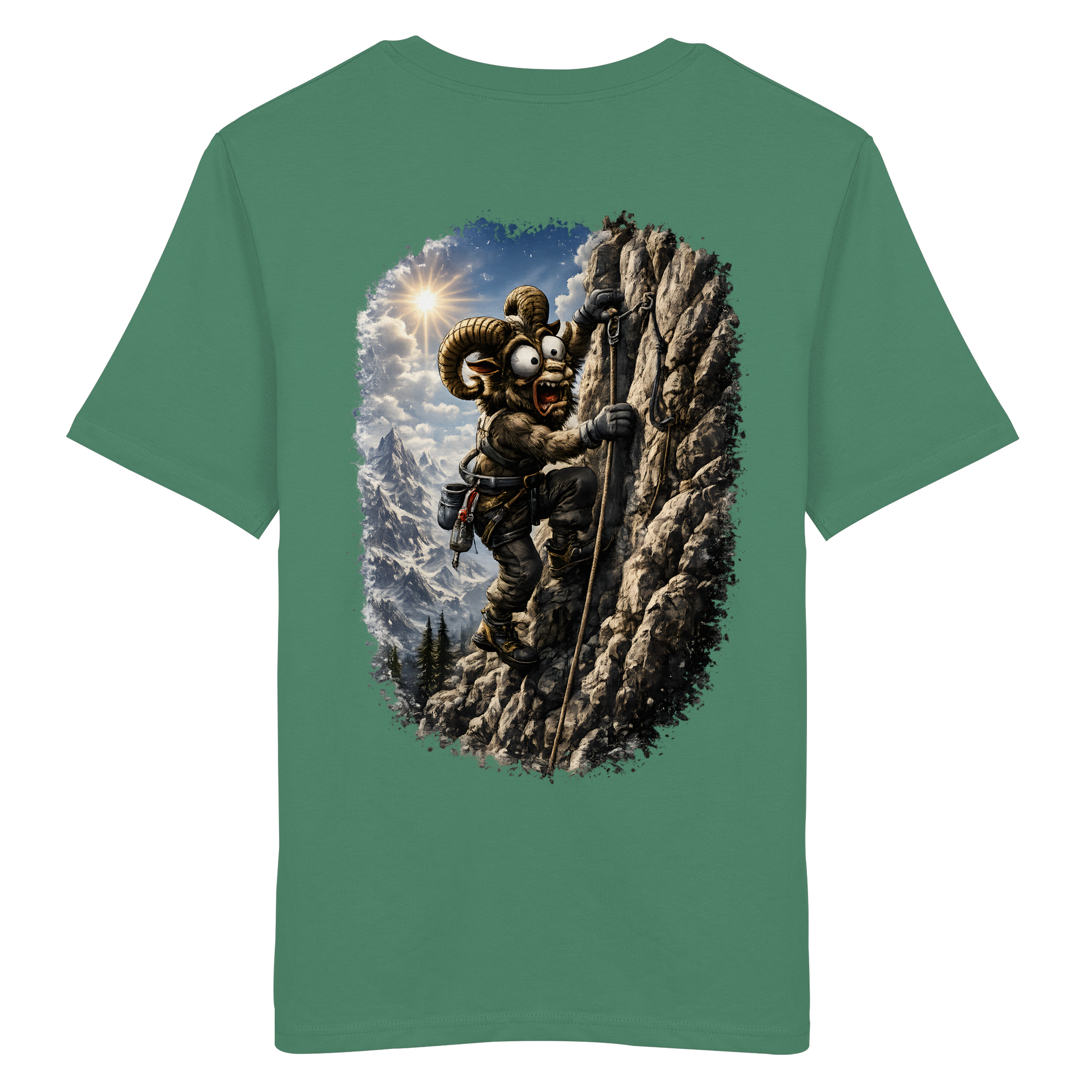 Tiefenblick Klettern - Organic Shirt