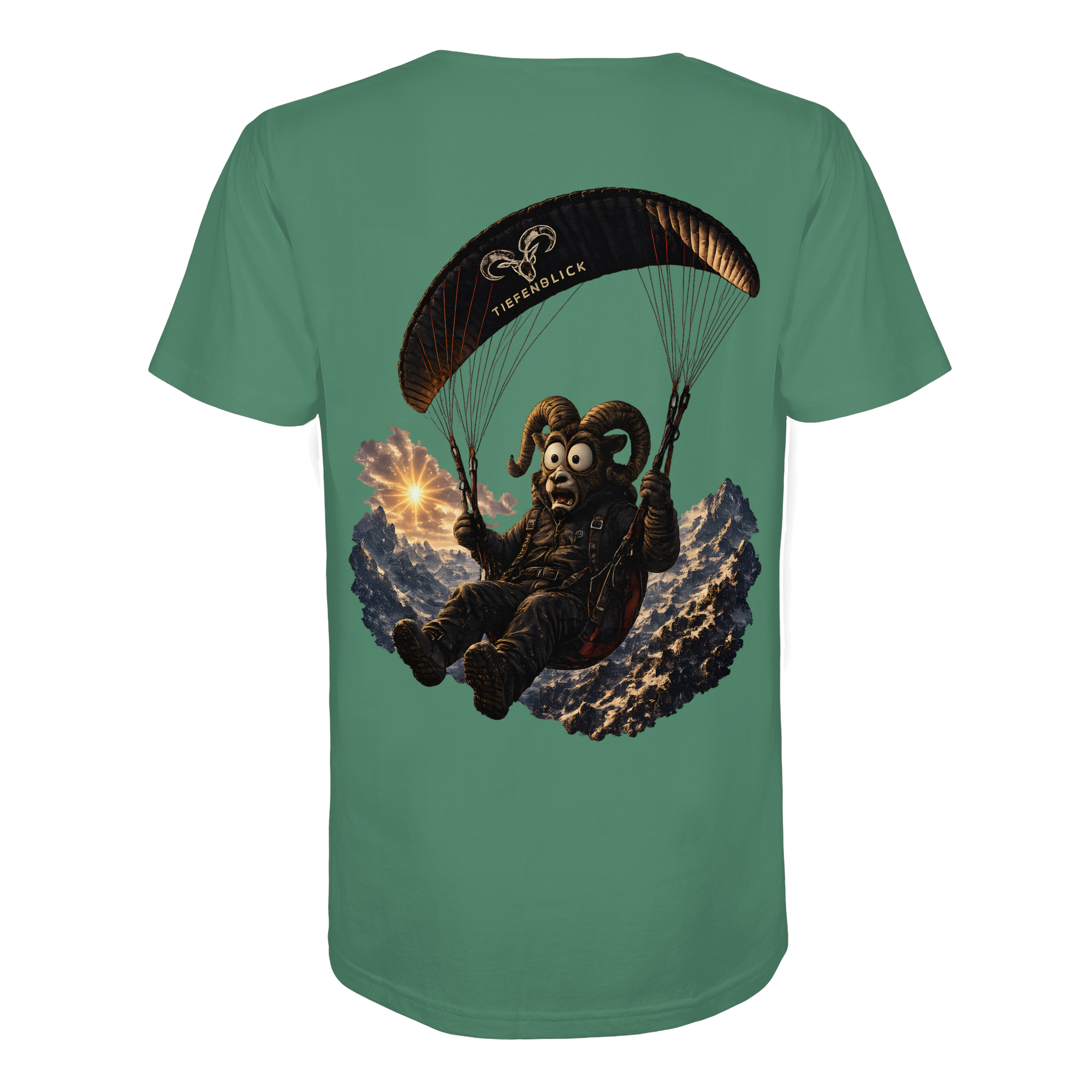 Tiefenblick Paraglider  - Organic Shirt