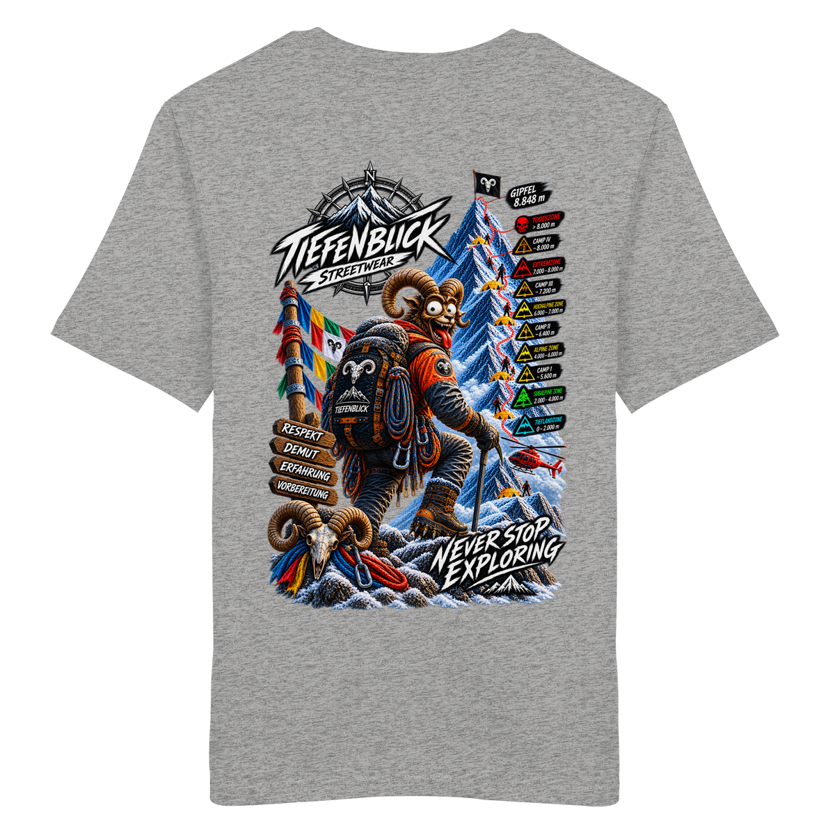 Tiefenblick Todeszone Fun - Organic Shirt
