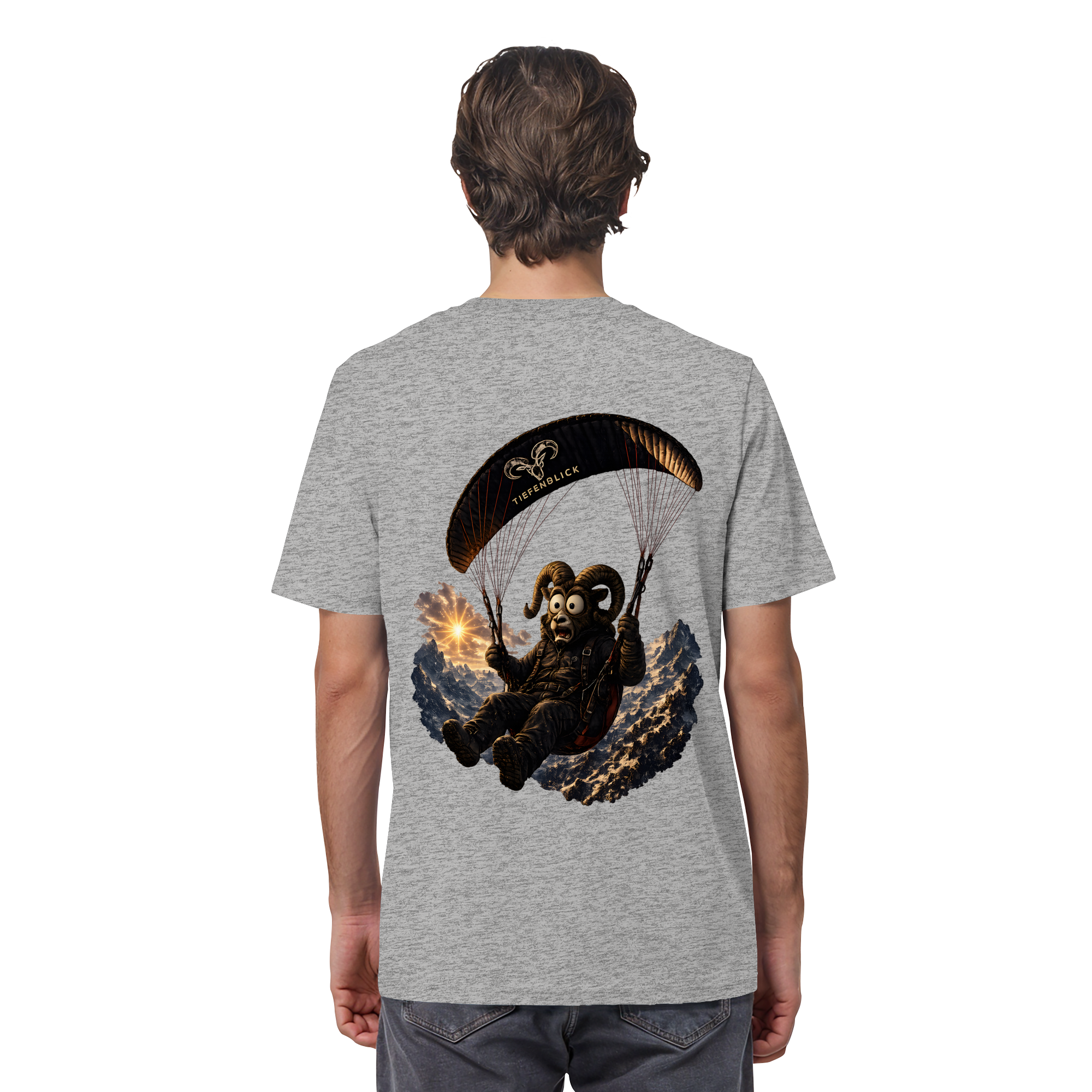Tiefenblick Paraglider  - Organic Shirt