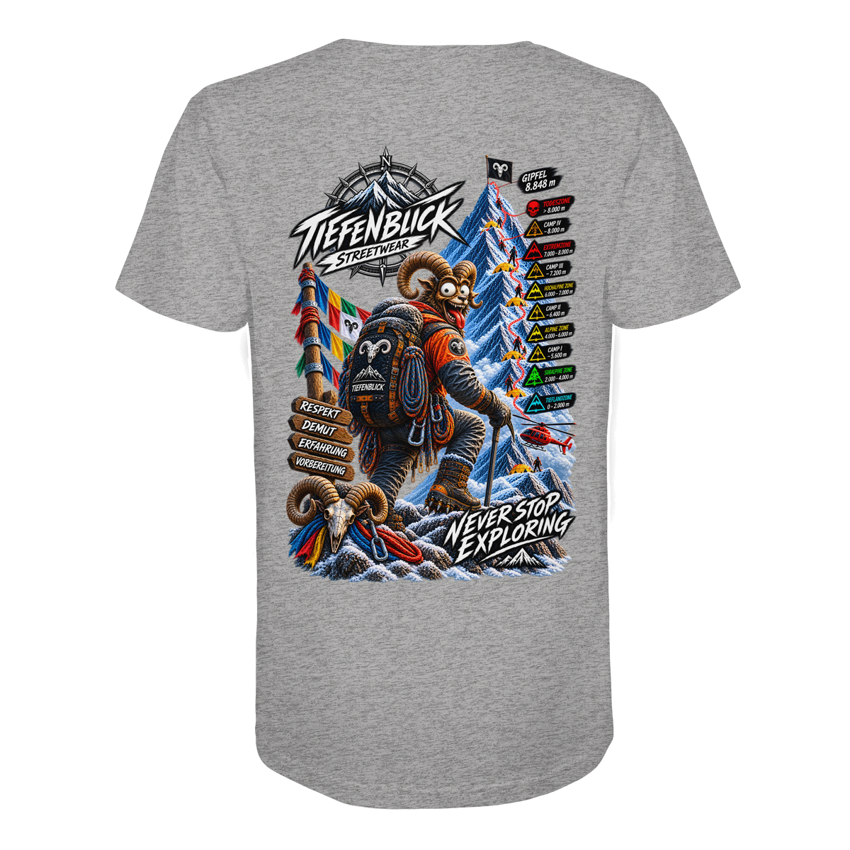 Tiefenblick Todeszone Fun - Organic Shirt
