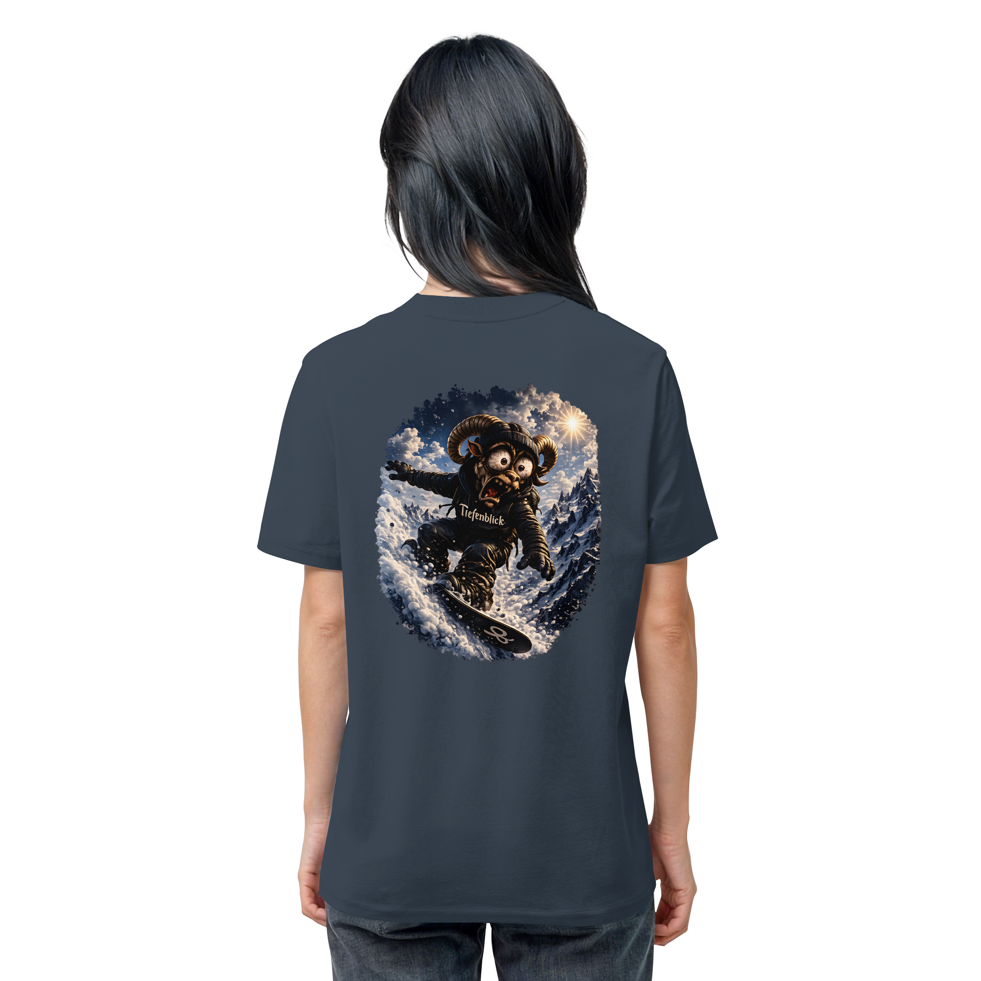 Tiefenblick Snowboarden - Organic Shirt