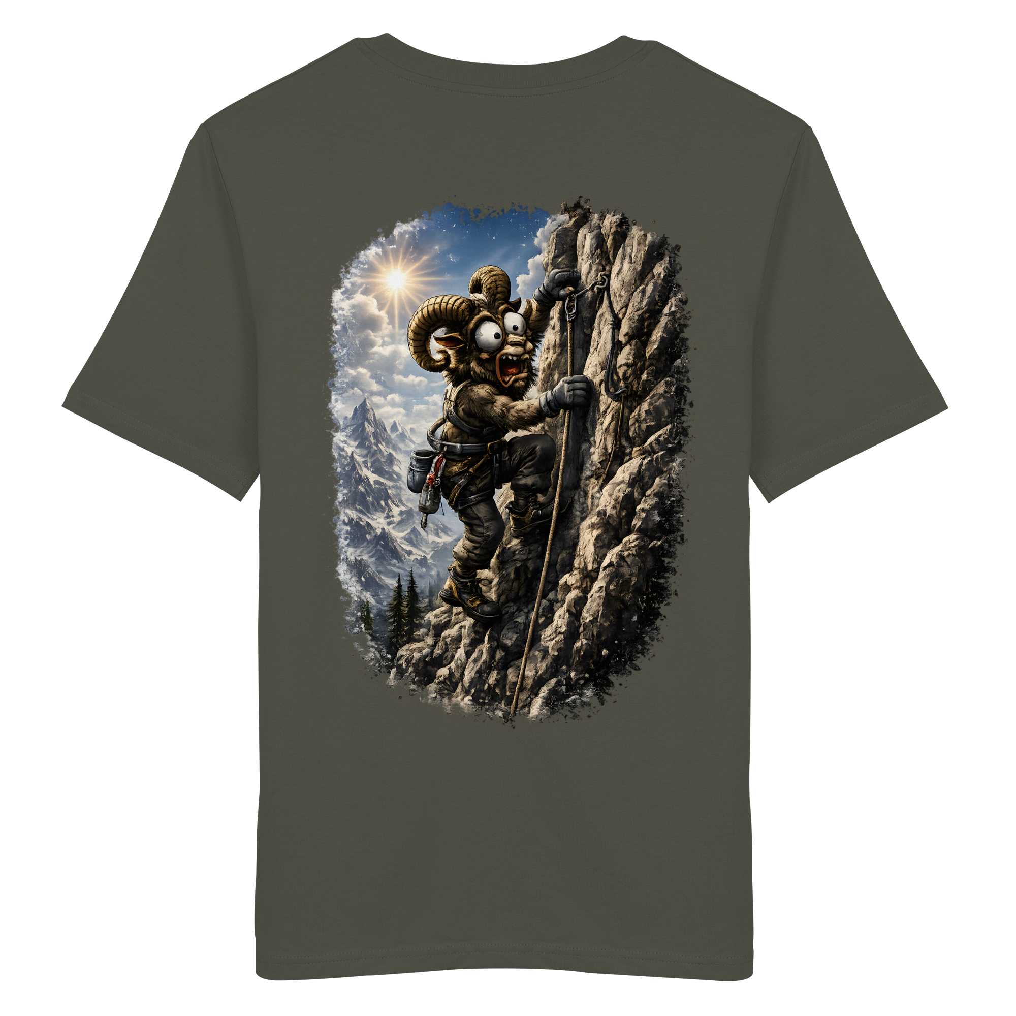 Tiefenblick Klettern - Organic Shirt