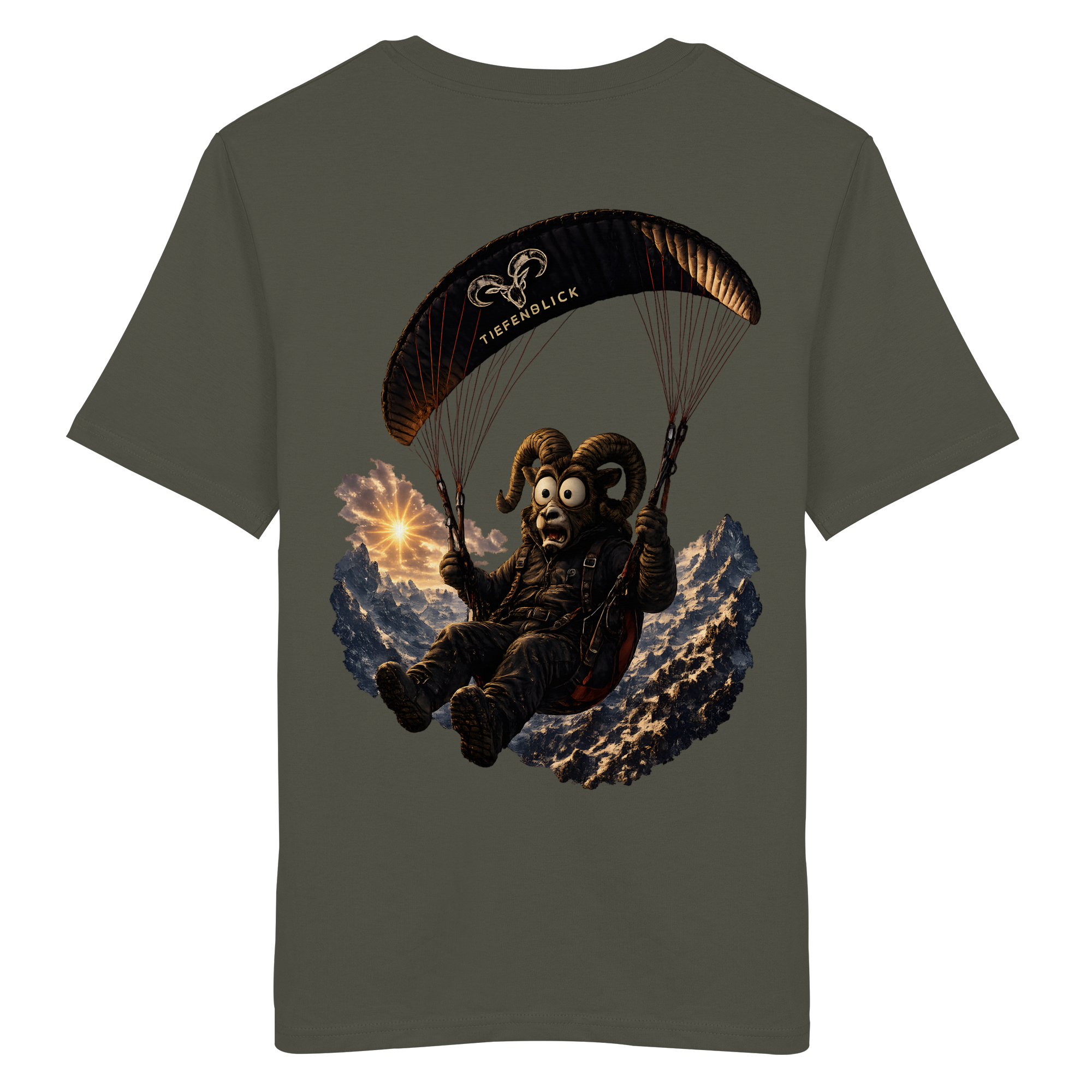Tiefenblick Paraglider  - Organic Shirt