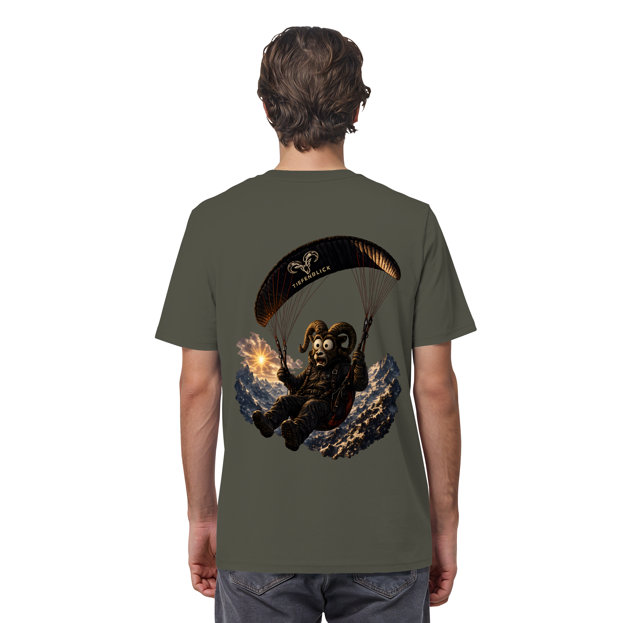 Tiefenblick Paraglider  - Organic Shirt