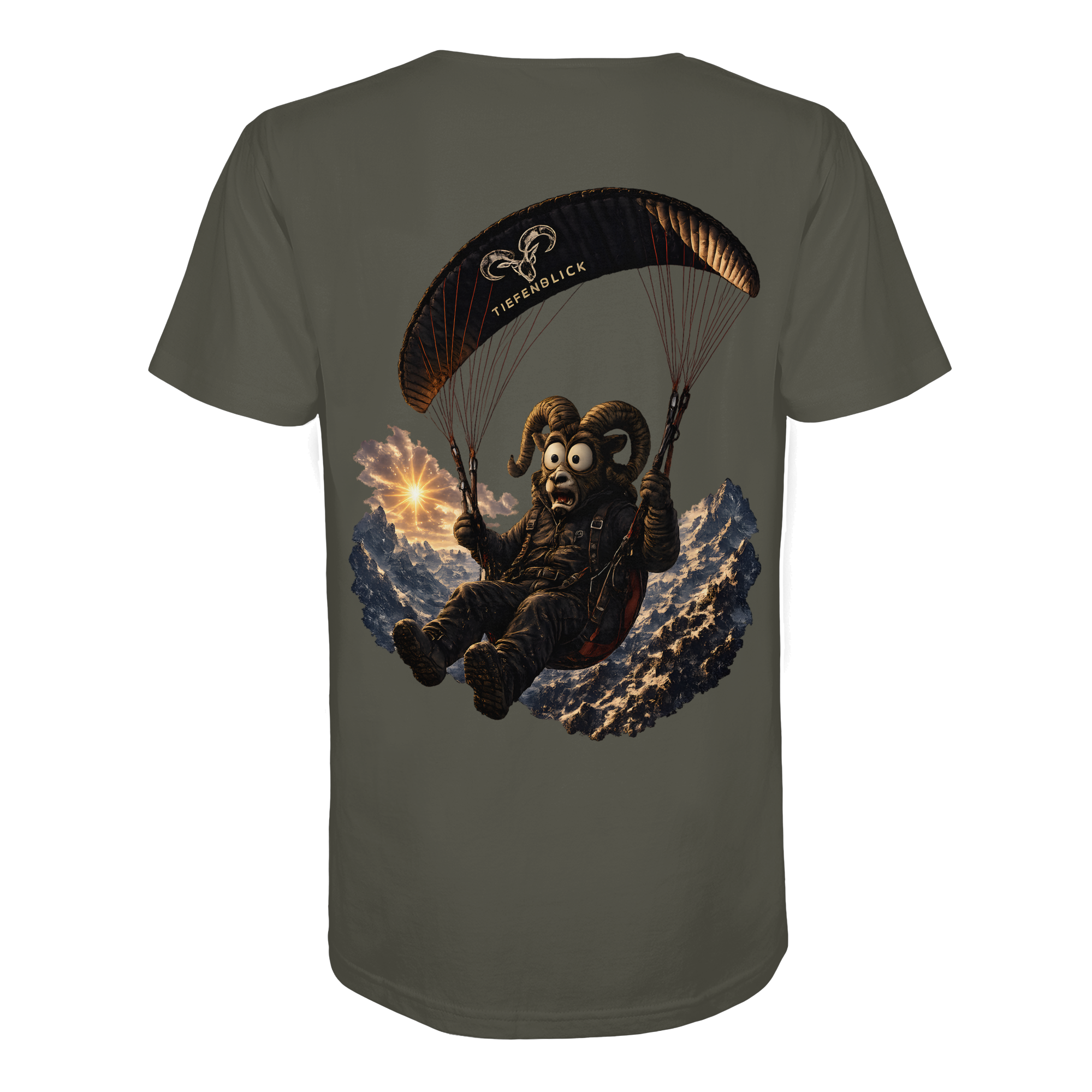 Tiefenblick Paraglider  - Organic Shirt