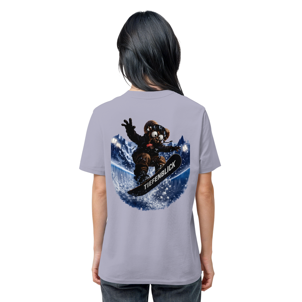 Tiefenblick Snowboarden Halfpipe - Organic Shirt