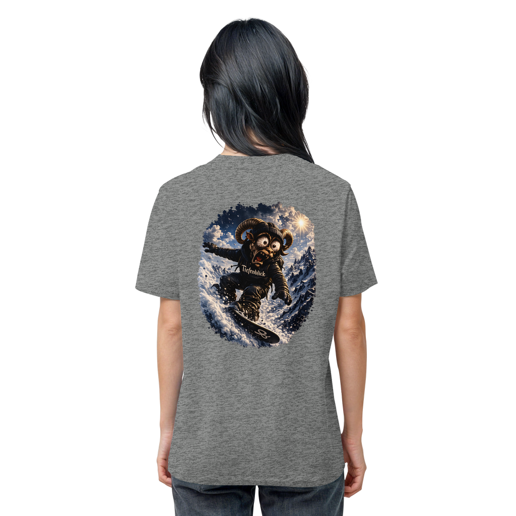 Tiefenblick Snowboarden - Organic Shirt