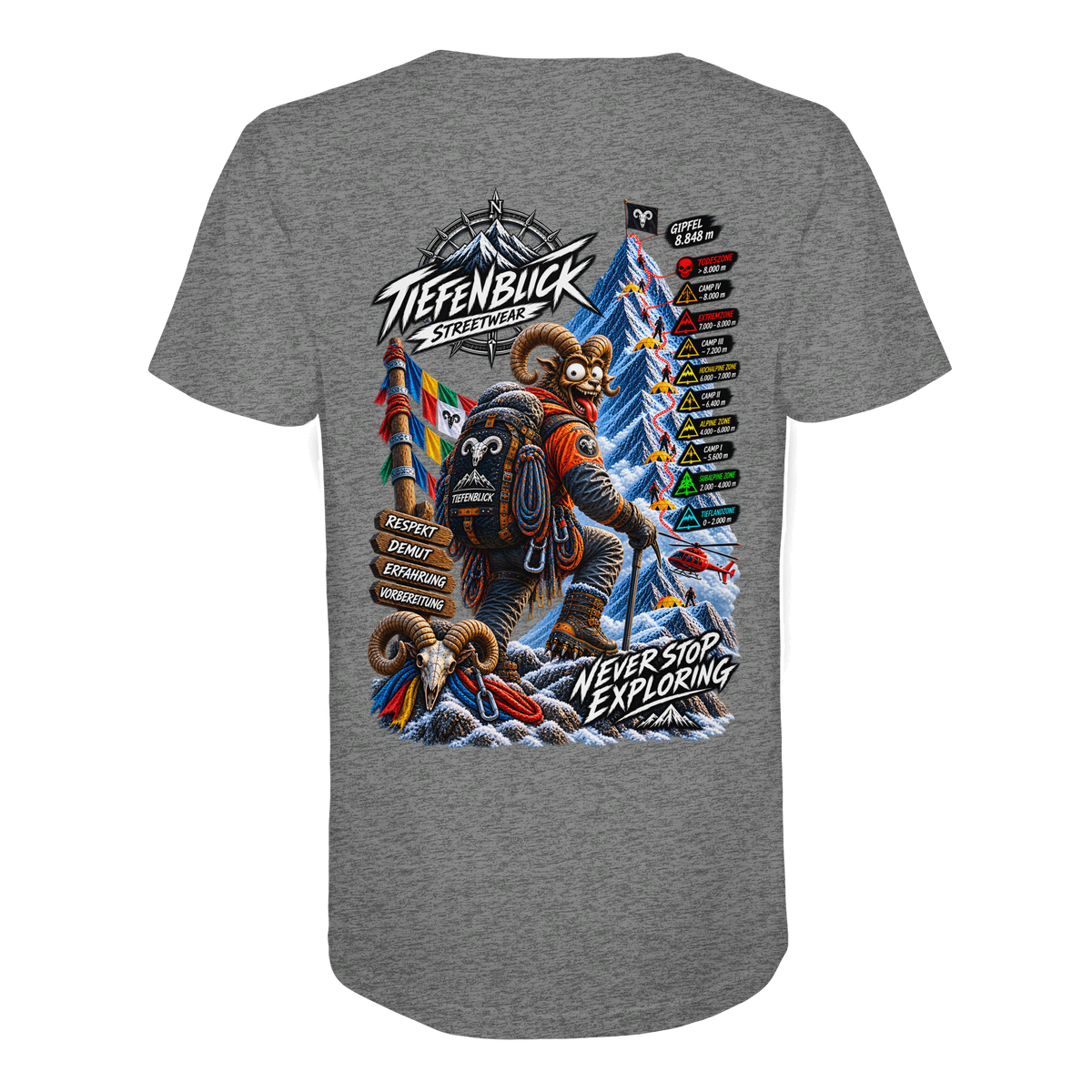Tiefenblick Todeszone Fun - Organic Shirt