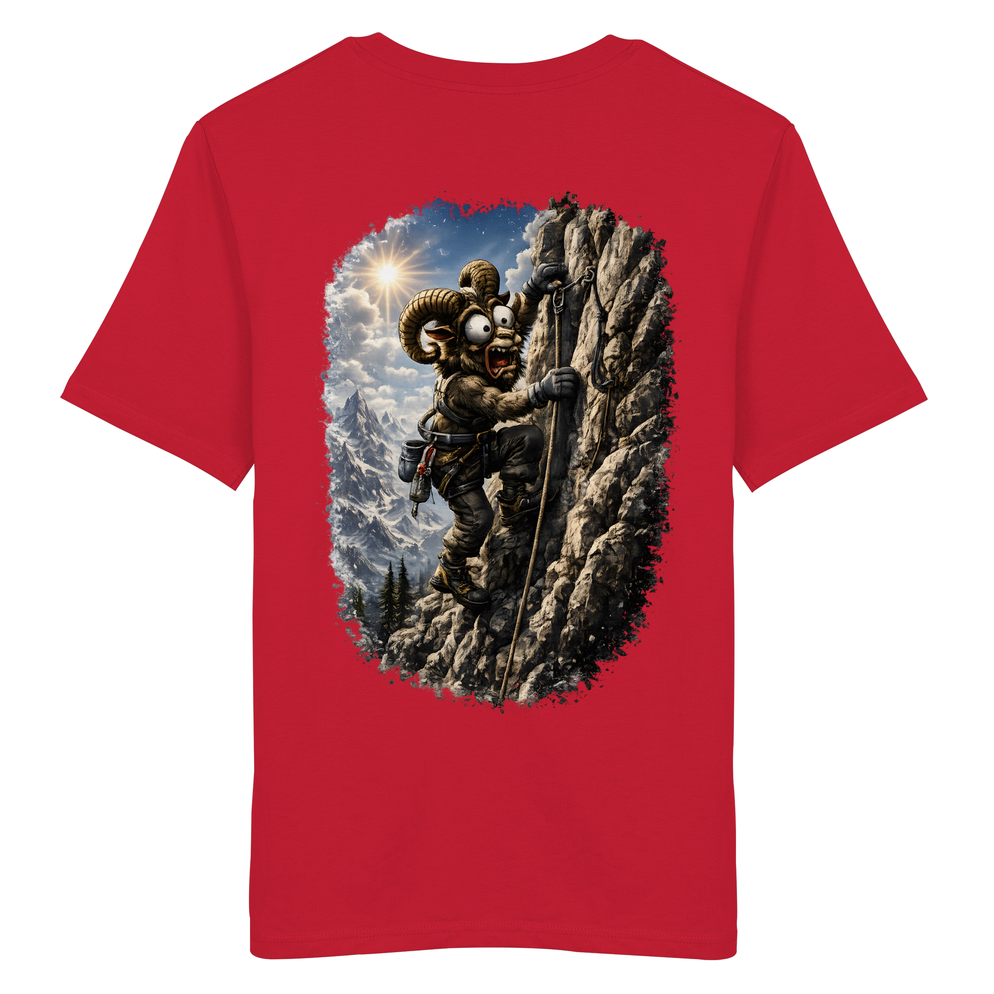 Tiefenblick Klettern - Organic Shirt