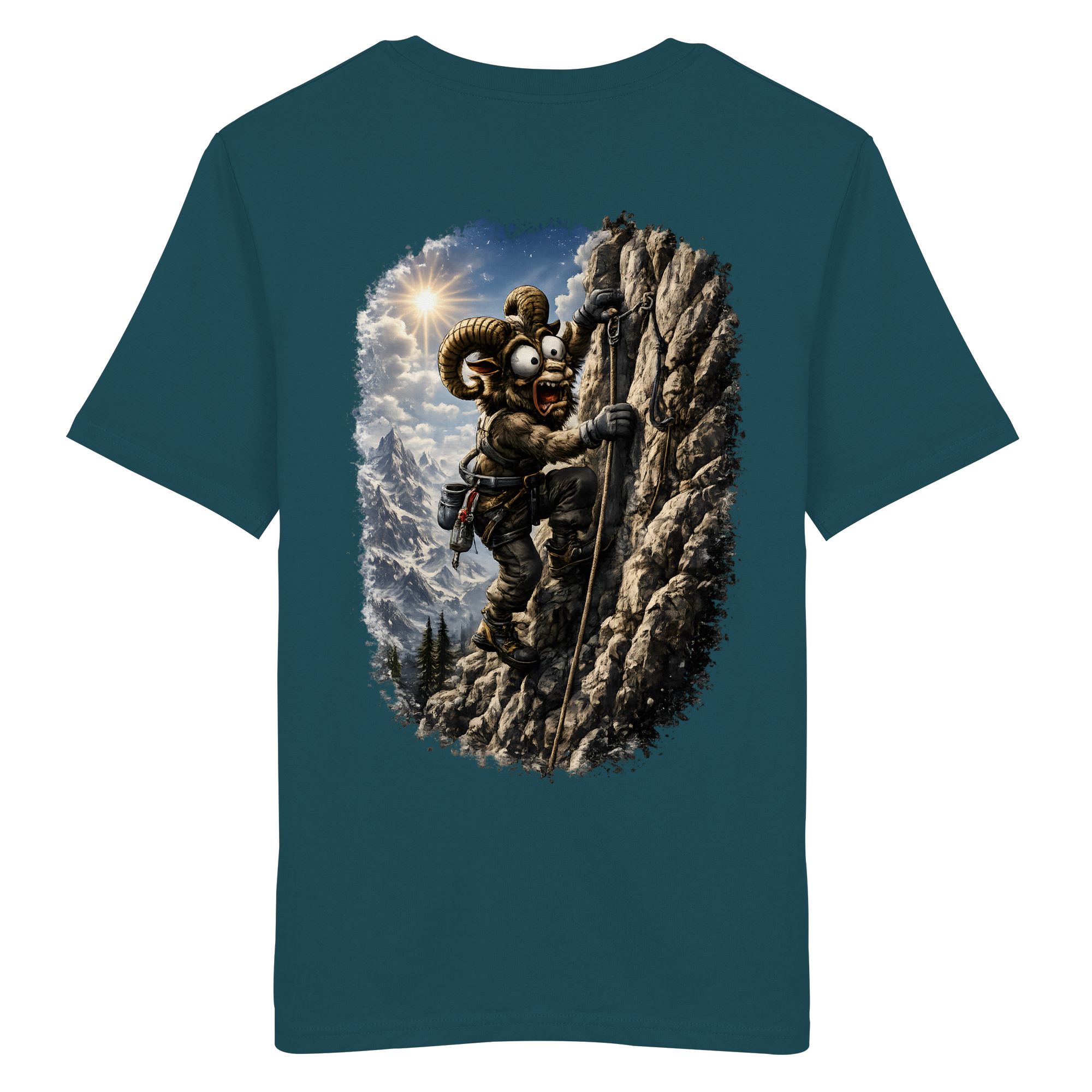 Tiefenblick Klettern - Organic Shirt