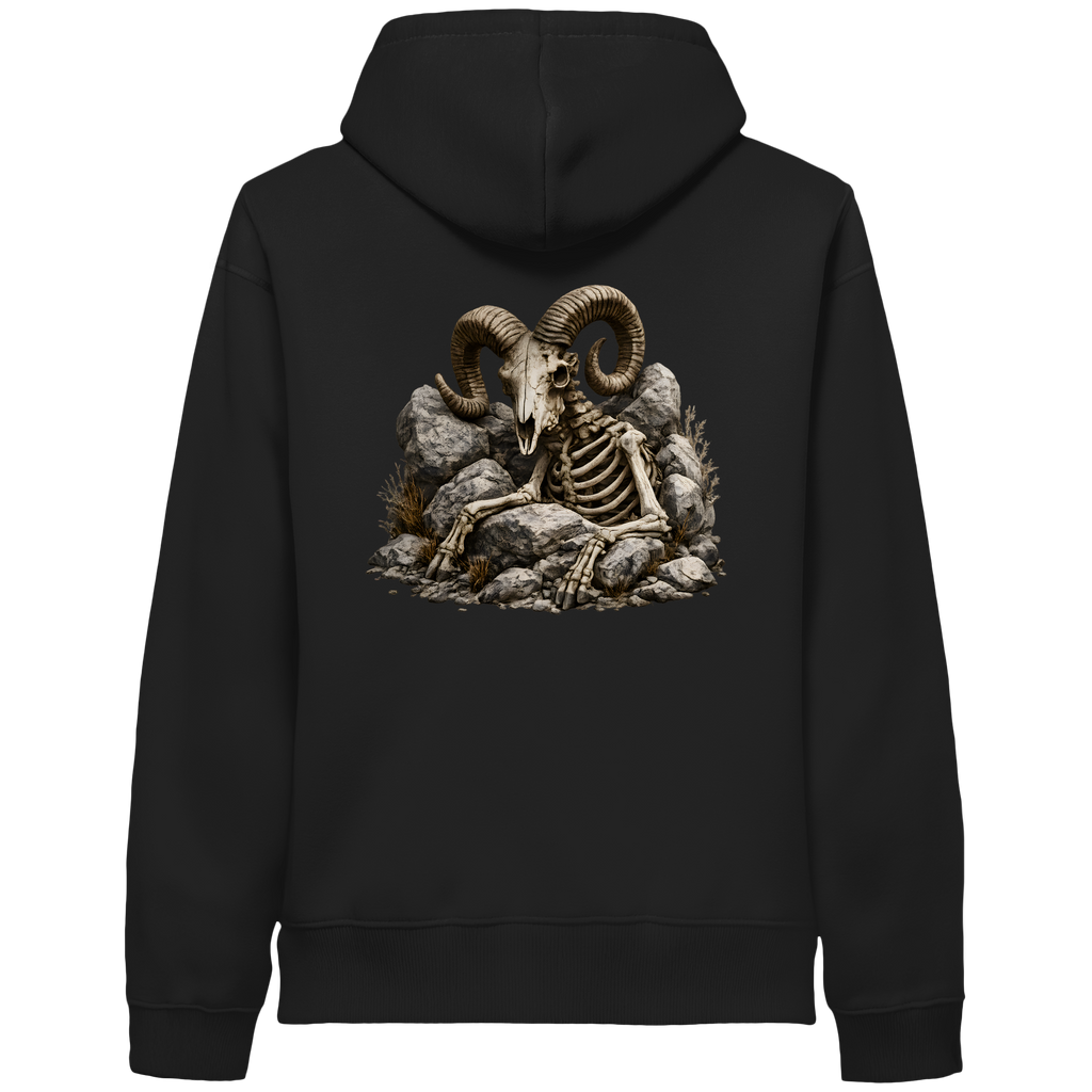 Tiefenblick Skelett Fun - Organic Side Pocket Hoodie