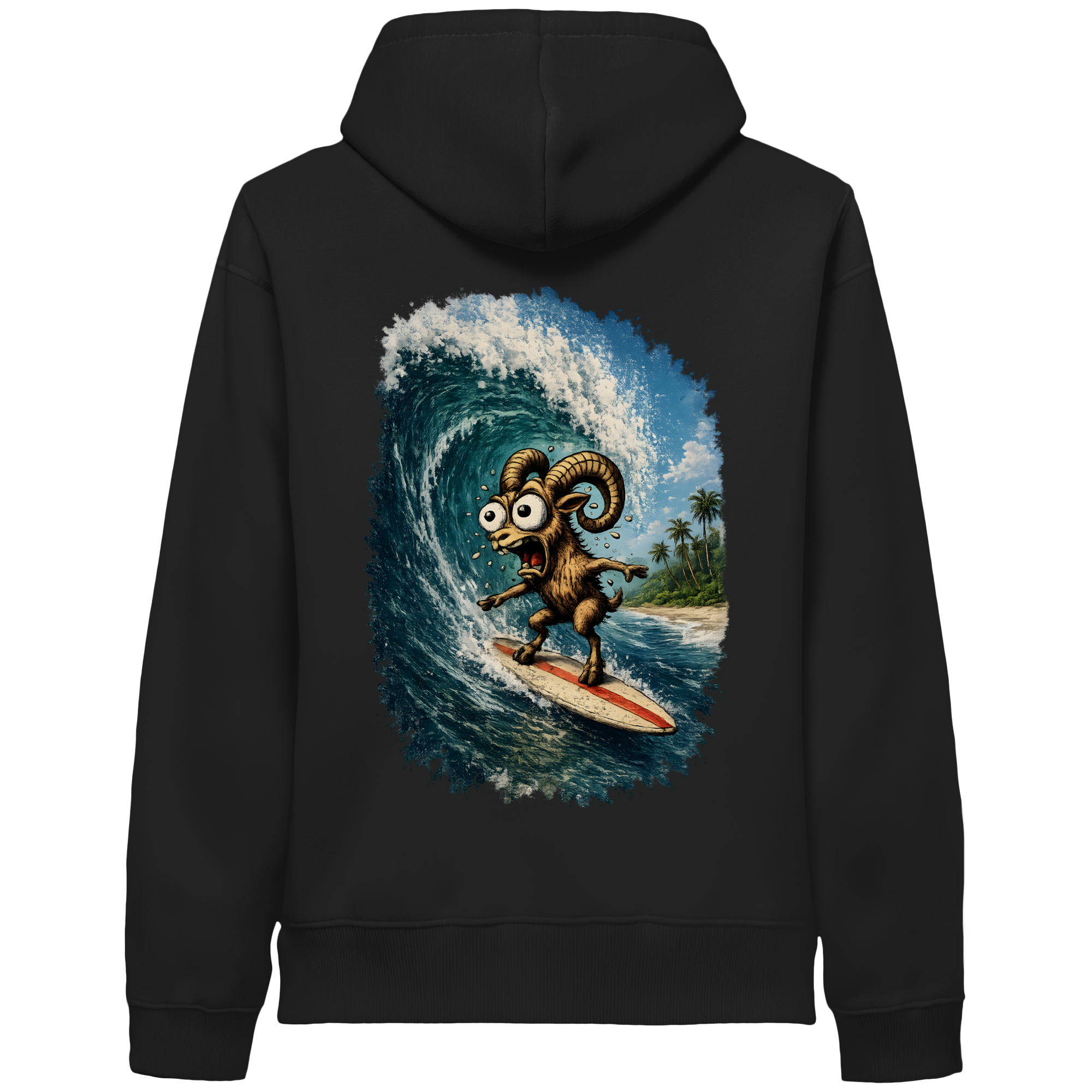 Tiefenblick Urlaub Fun  - Organic Side Pocket Hoodie