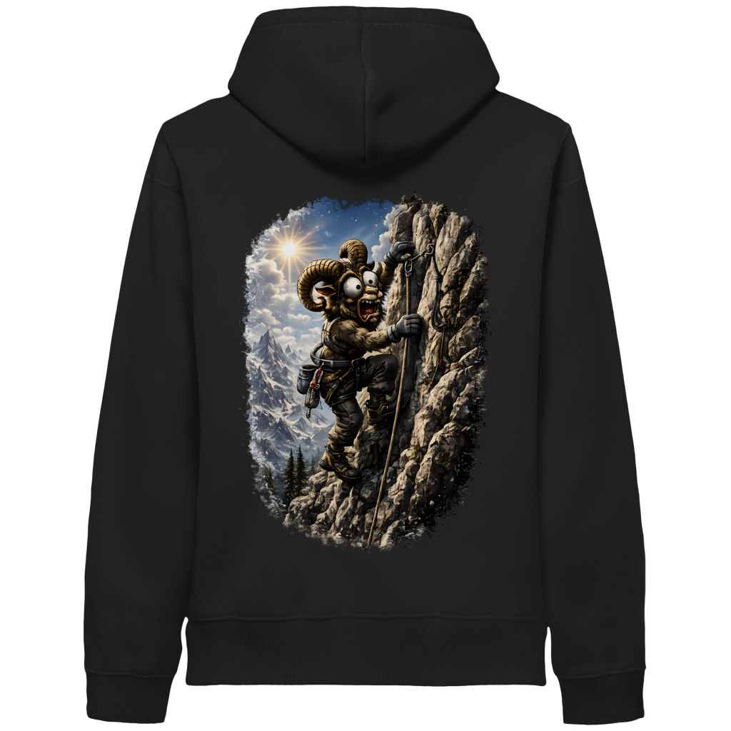 Tiefenblick Klettern - Organic Side Pocket Hoodie