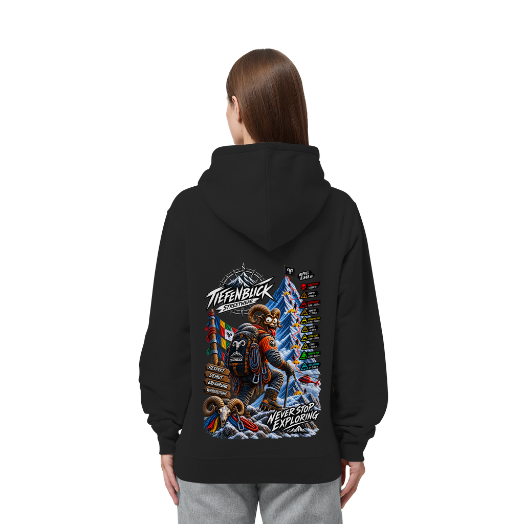 Tiefenblick Todeszone Fun - Organic Side Pocket Hoodie