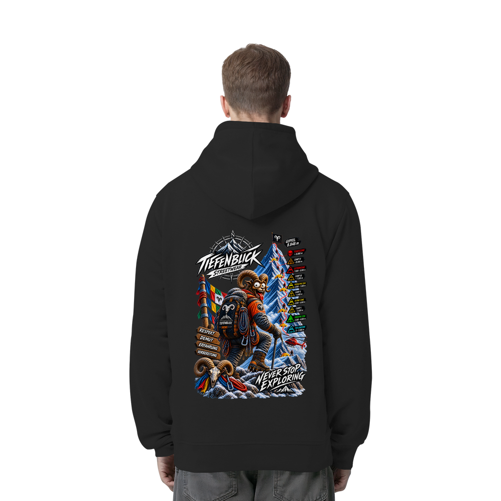 Tiefenblick Todeszone Fun - Organic Side Pocket Hoodie