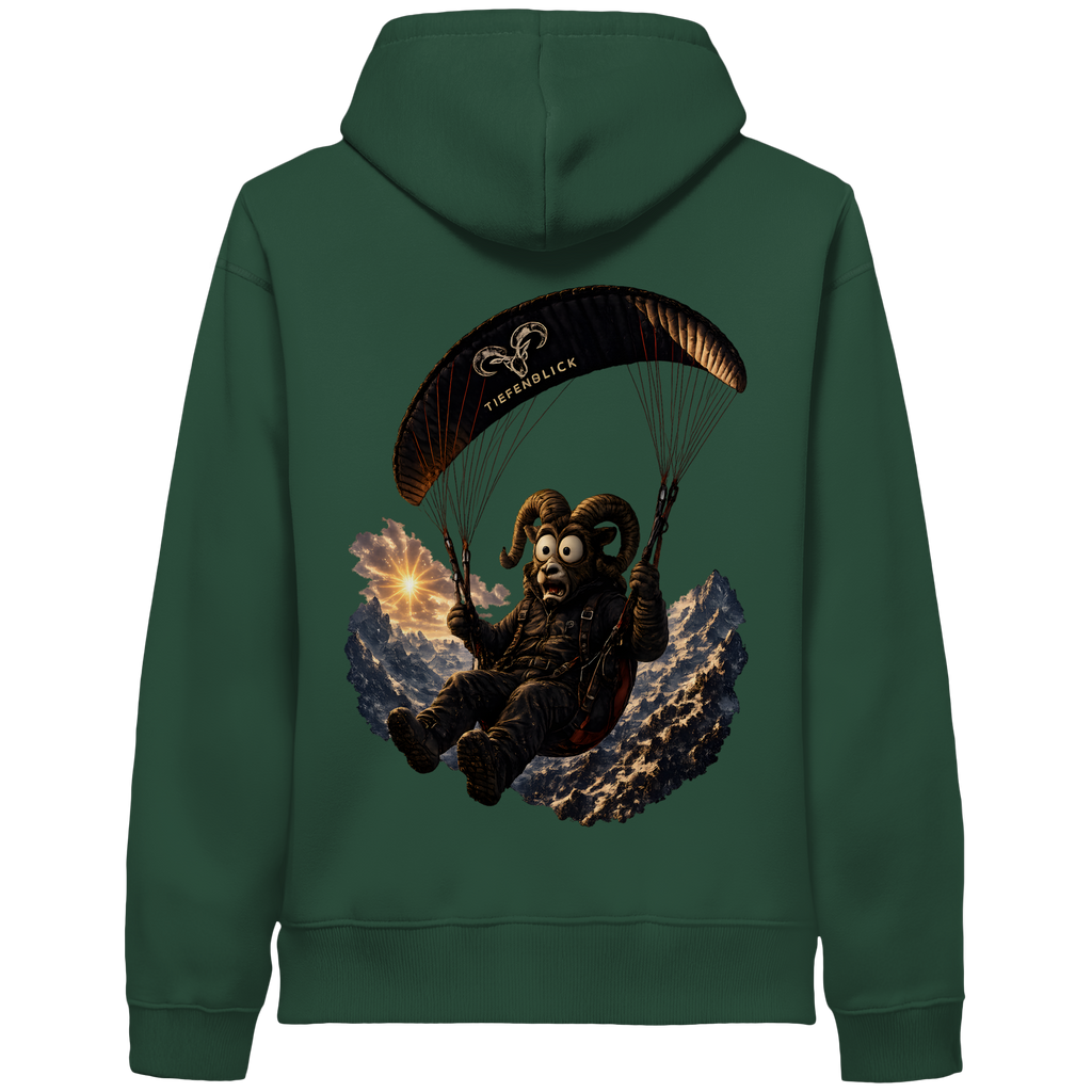 Tiefenblick Paraglider  - Organic Side Pocket Hoodie