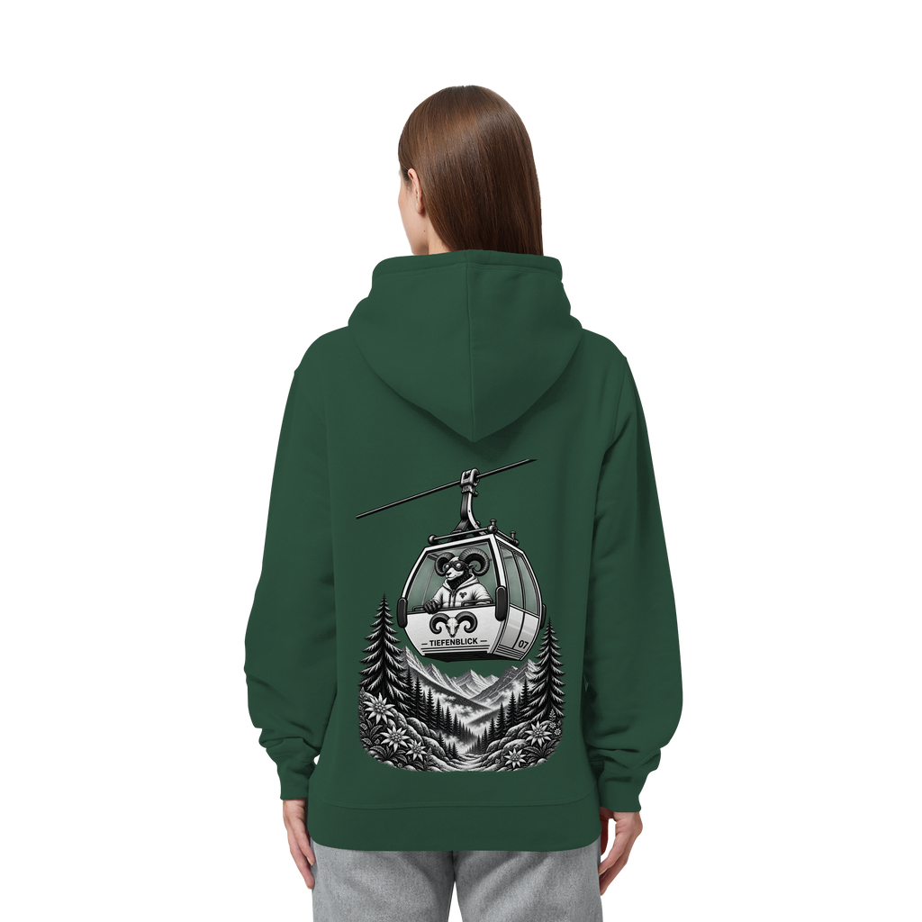 Tiefenblick Gondel Fun  - Organic Side Pocket Hoodie
