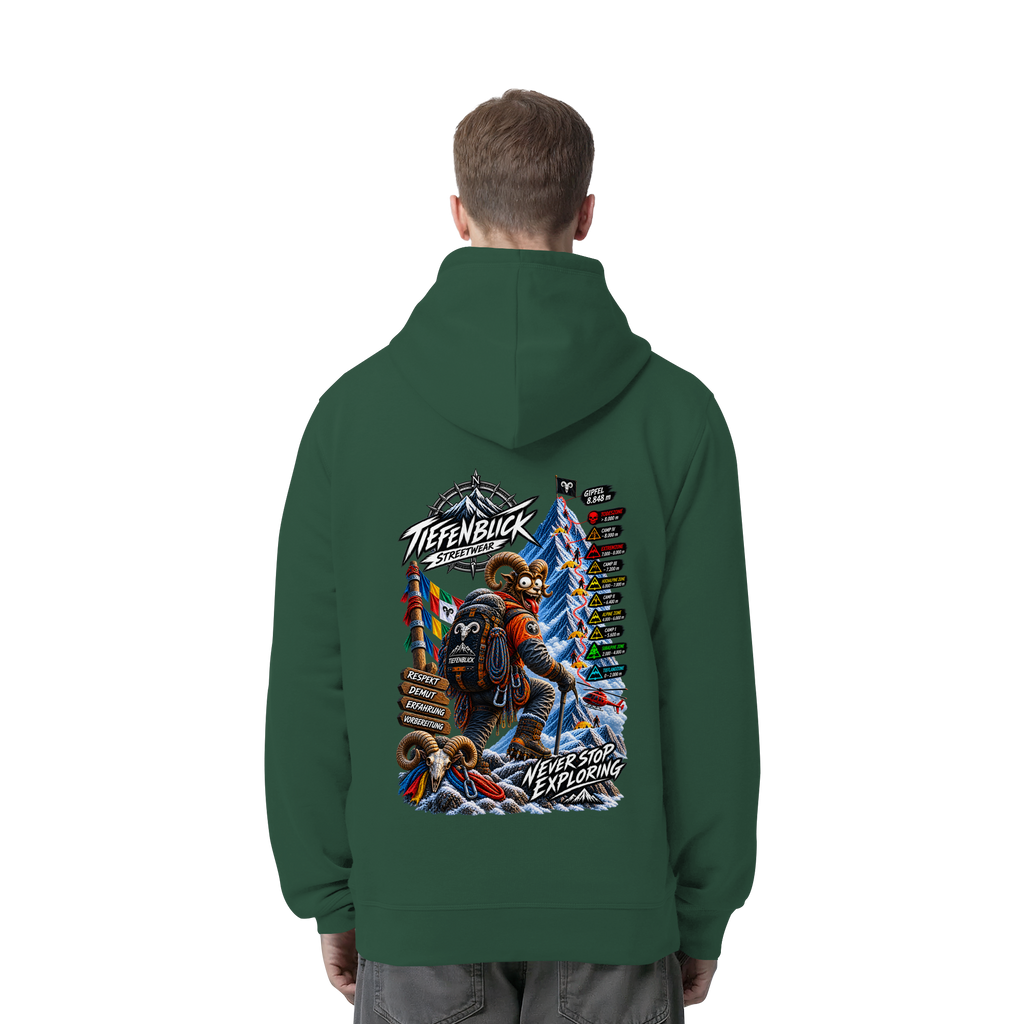 Tiefenblick Todeszone Fun - Organic Side Pocket Hoodie