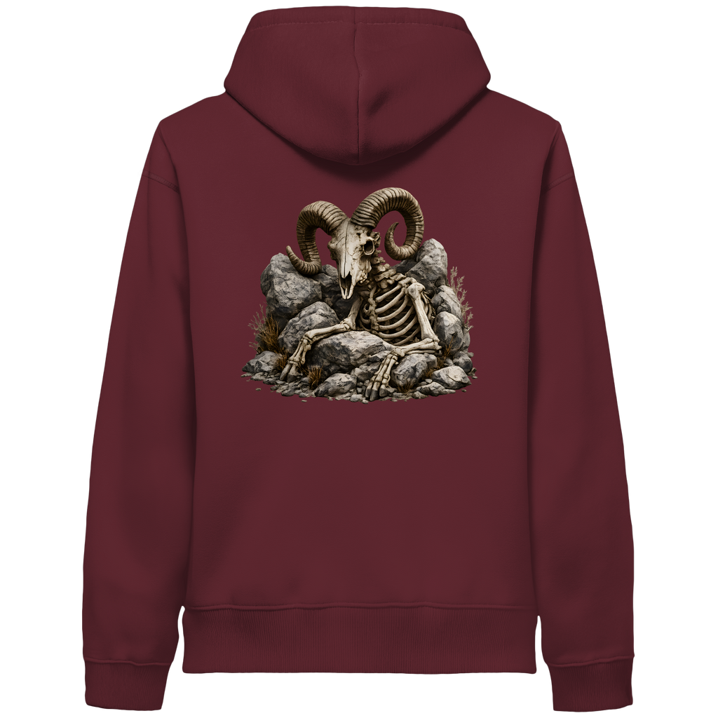 Tiefenblick Skelett Fun - Organic Side Pocket Hoodie