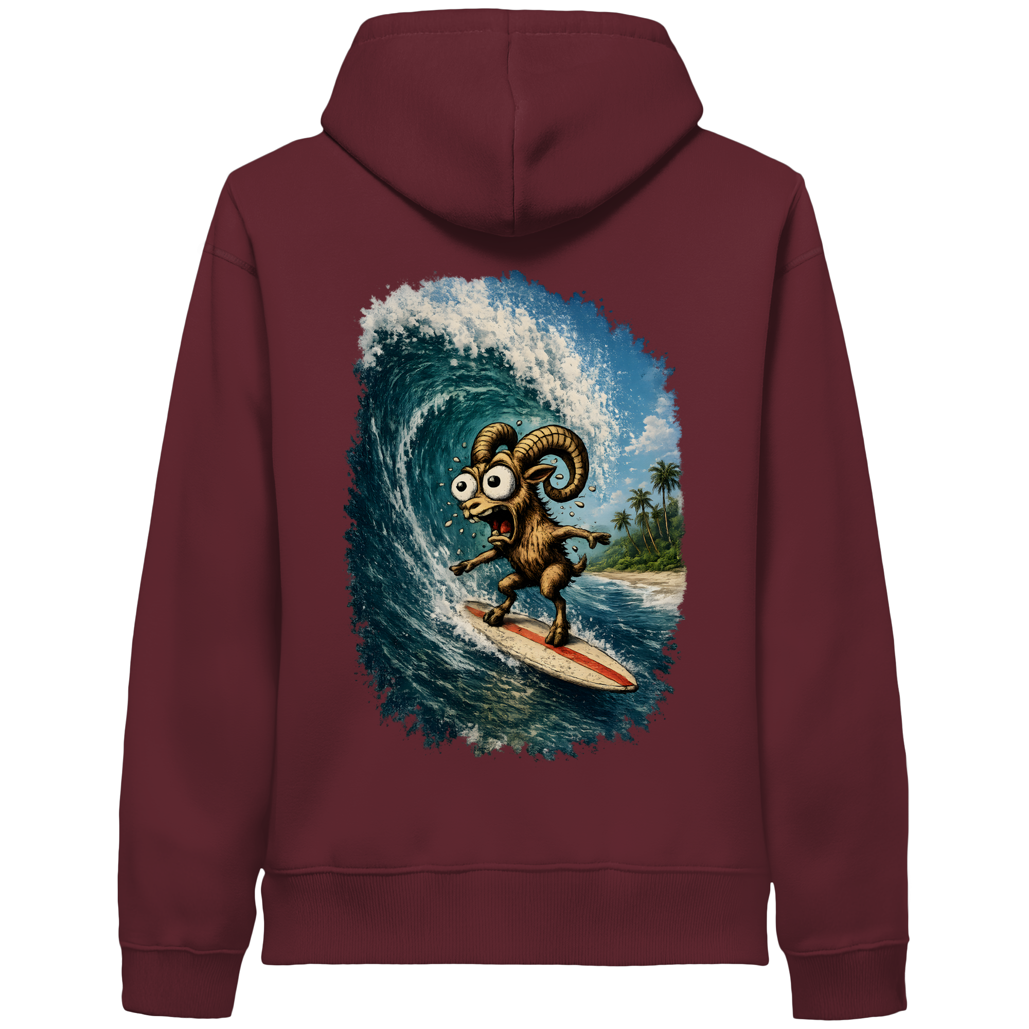 Tiefenblick Urlaub Fun  - Organic Side Pocket Hoodie
