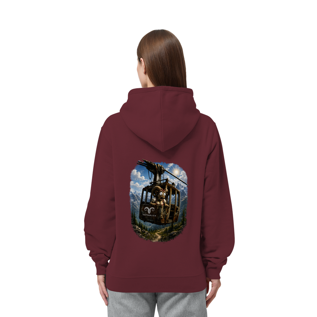 Tiefenblick Gondel Adrenalin Fun - Organic Side Pocket Hoodie
