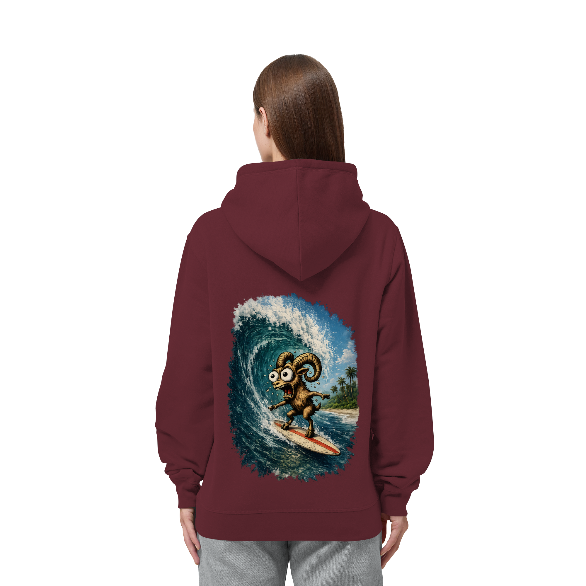 Tiefenblick Urlaub Fun  - Organic Side Pocket Hoodie