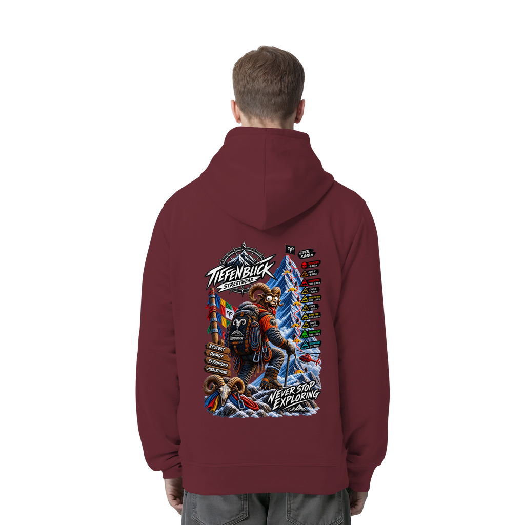 Tiefenblick Todeszone Fun - Organic Side Pocket Hoodie