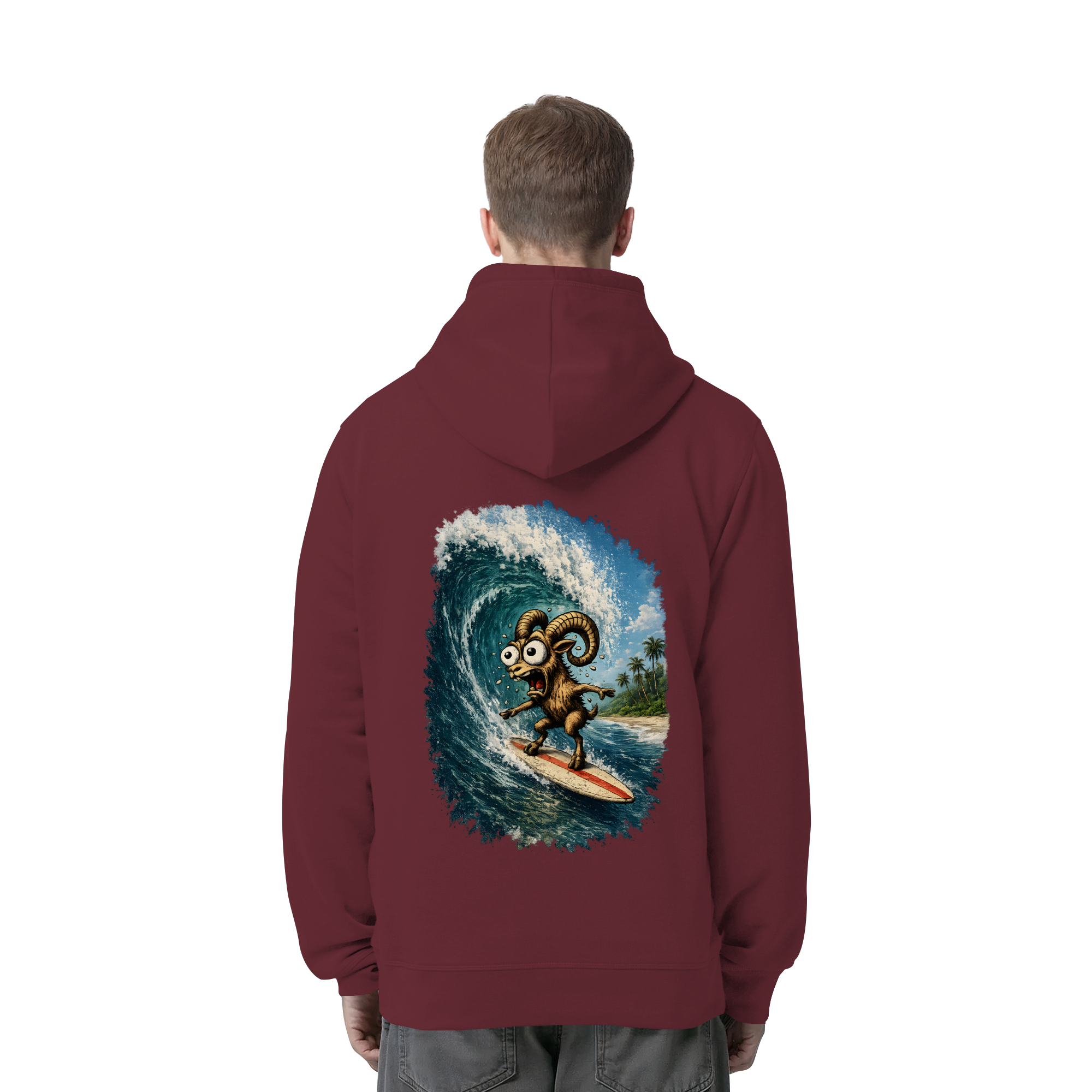Tiefenblick Urlaub Fun  - Organic Side Pocket Hoodie