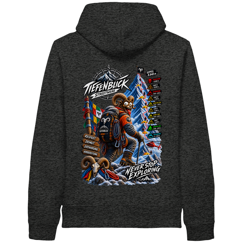 Tiefenblick Todeszone Fun - Organic Side Pocket Hoodie