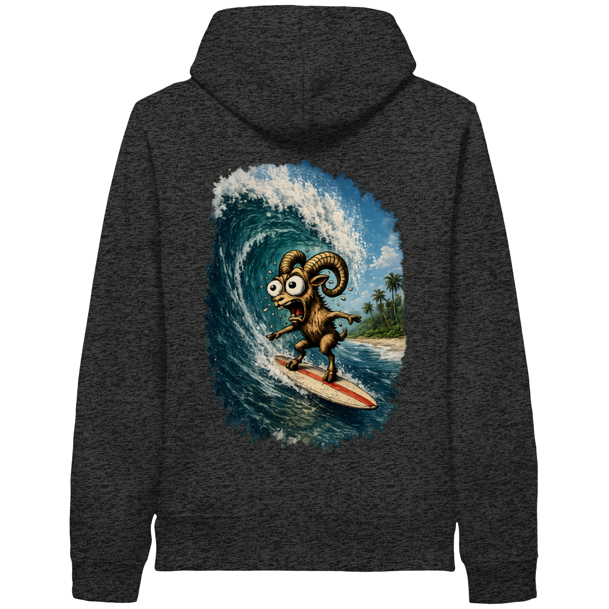 Tiefenblick Urlaub Fun  - Organic Side Pocket Hoodie