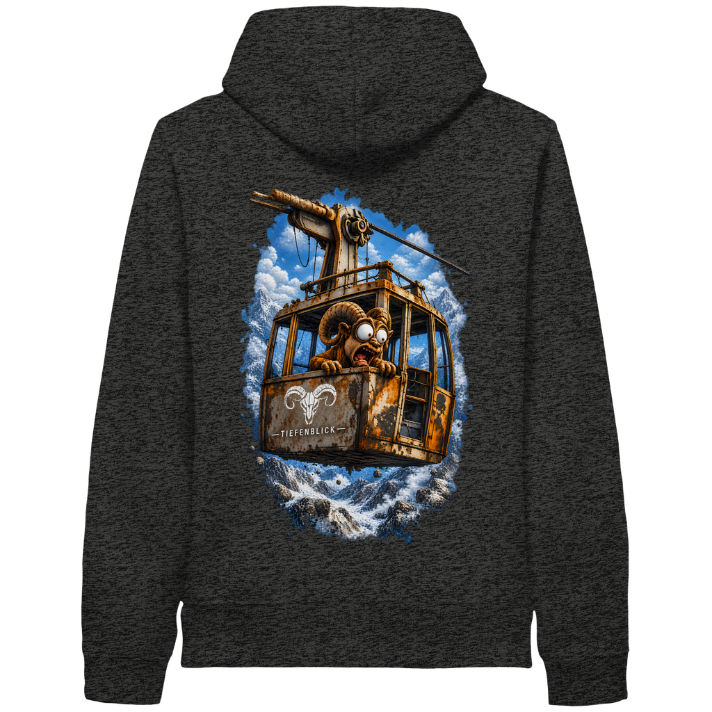 Tiefenblick Adrenalin Gondel Fun - Organic Side Pocket Hoodie