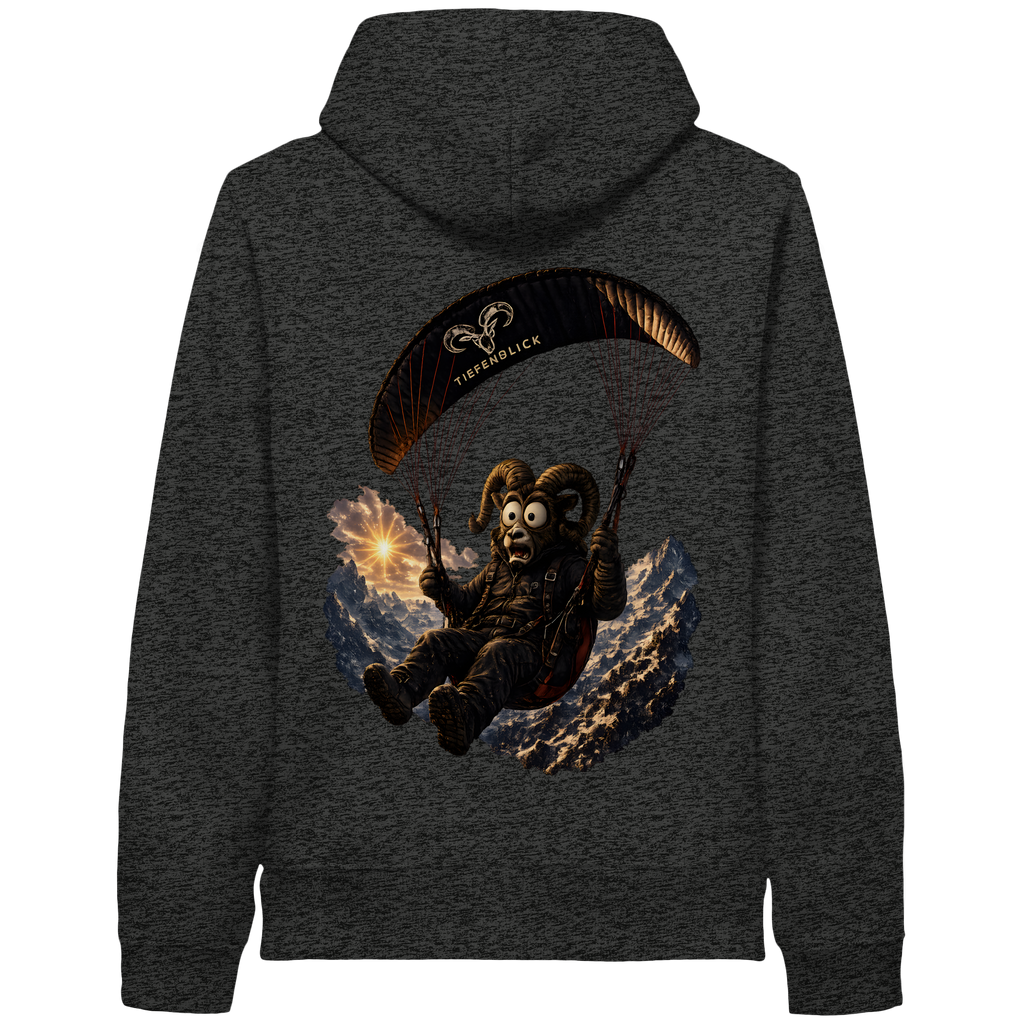 Tiefenblick Paraglider  - Organic Side Pocket Hoodie