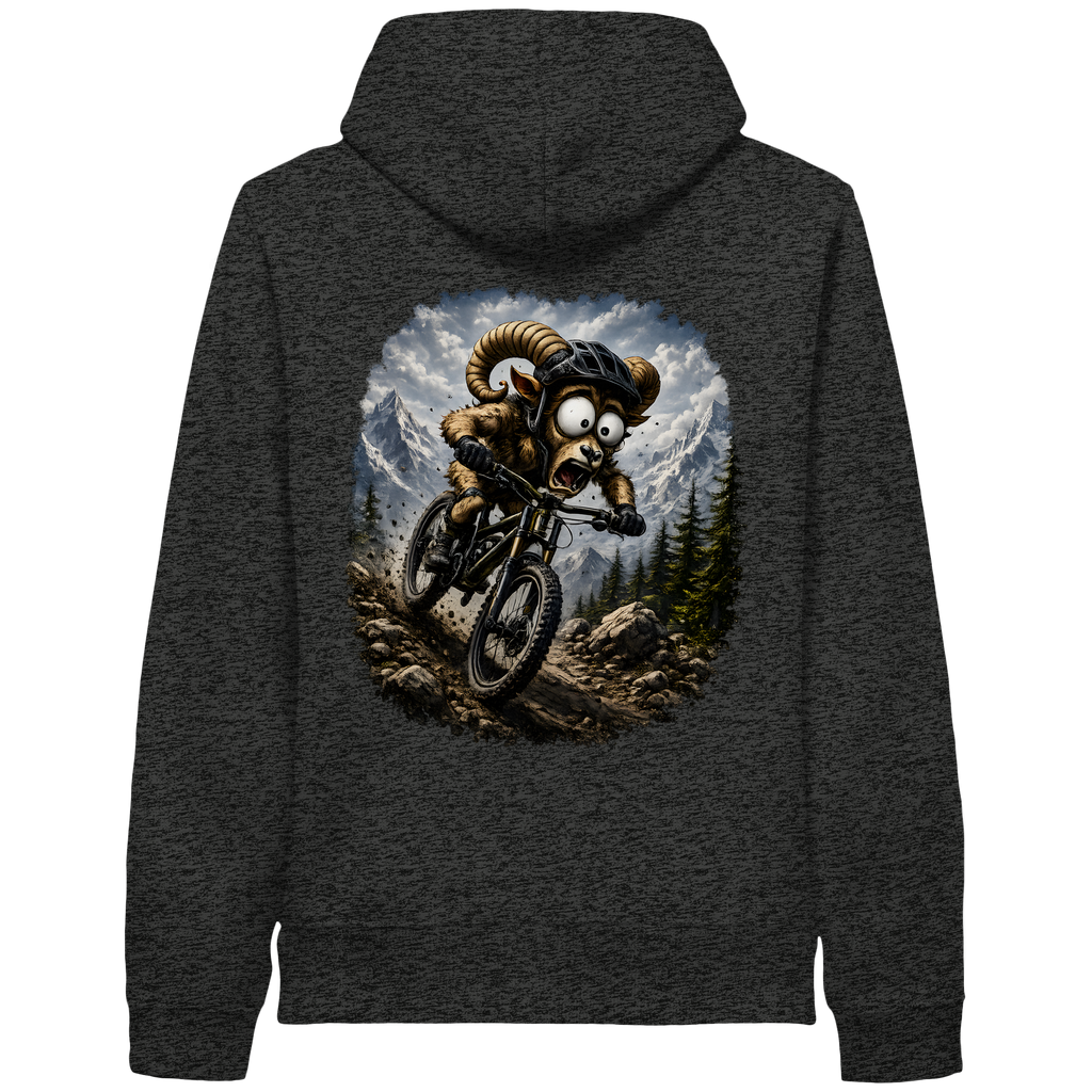 Tiefenblick Downhill - Organic Side Pocket Hoodie