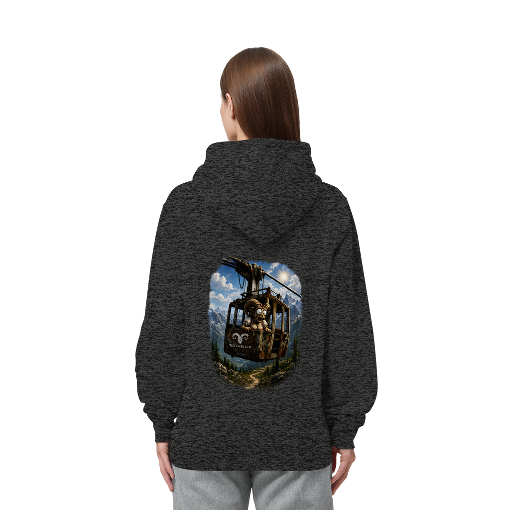 Tiefenblick Gondel Adrenalin Fun - Organic Side Pocket Hoodie