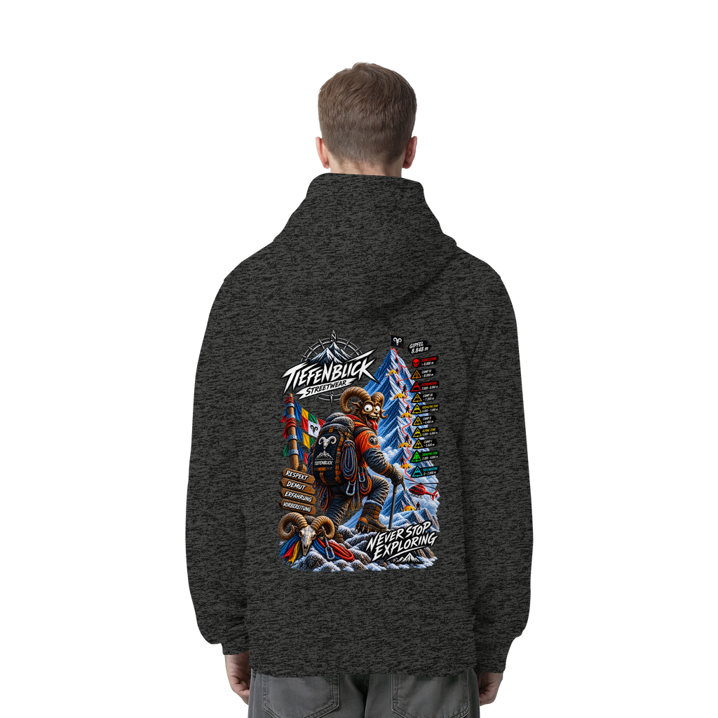 Tiefenblick Todeszone Fun - Organic Side Pocket Hoodie