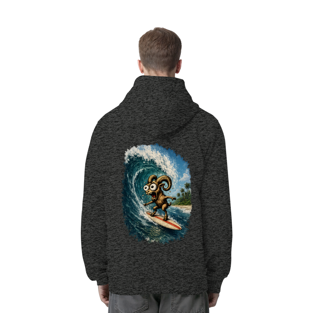 Tiefenblick Urlaub Fun  - Organic Side Pocket Hoodie