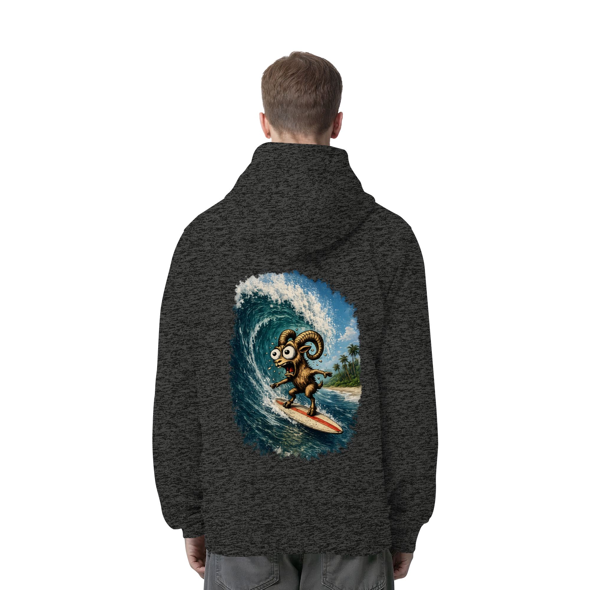 Tiefenblick Urlaub Fun  - Organic Side Pocket Hoodie