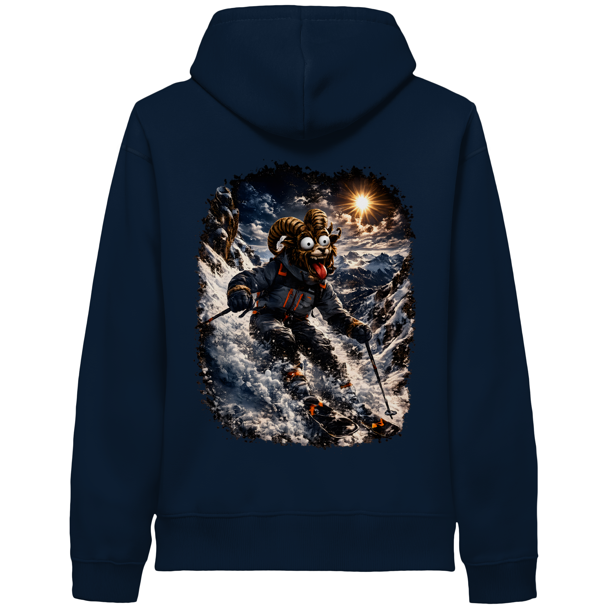 Tiefenblick Ski - Organic Side Pocket Hoodie