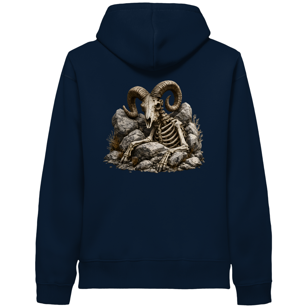 Tiefenblick Skelett Fun - Organic Side Pocket Hoodie