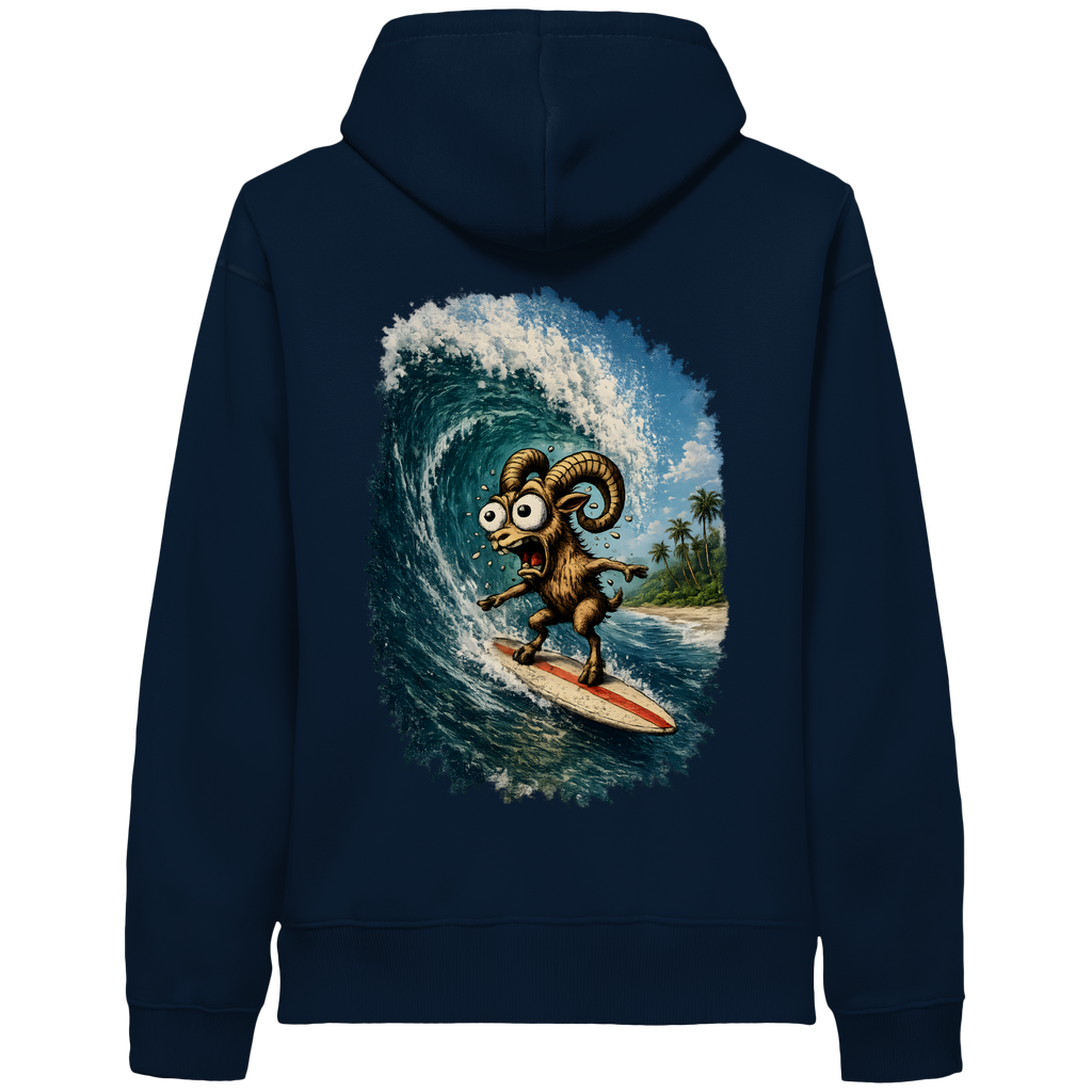 Tiefenblick Urlaub Fun  - Organic Side Pocket Hoodie